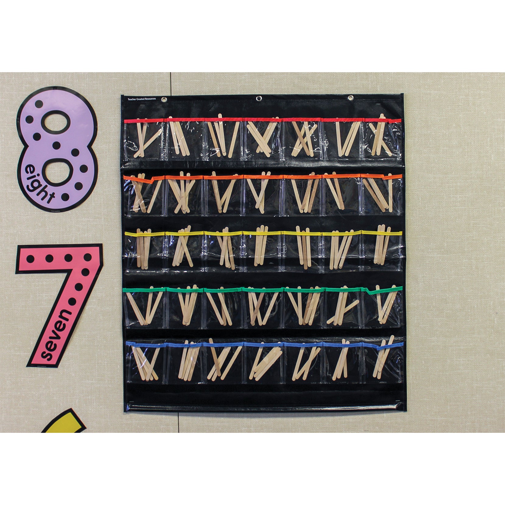 Black Storage Pocket Chart (32-1/2" x 36-1/2")