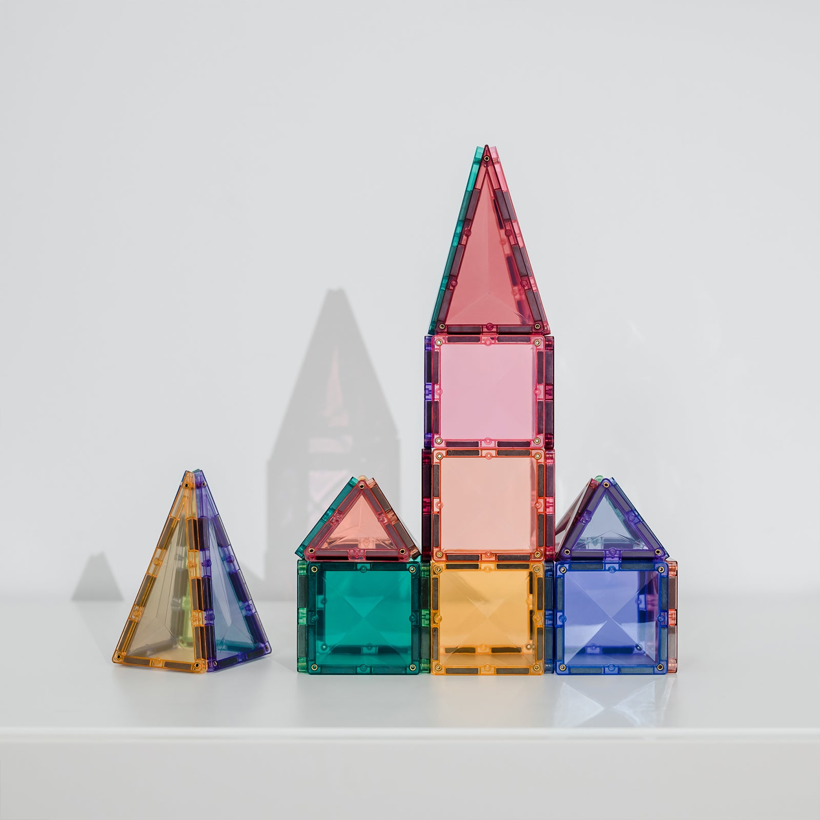 Magnetic Tiles Pastel Mini Pack, 32 Pieces