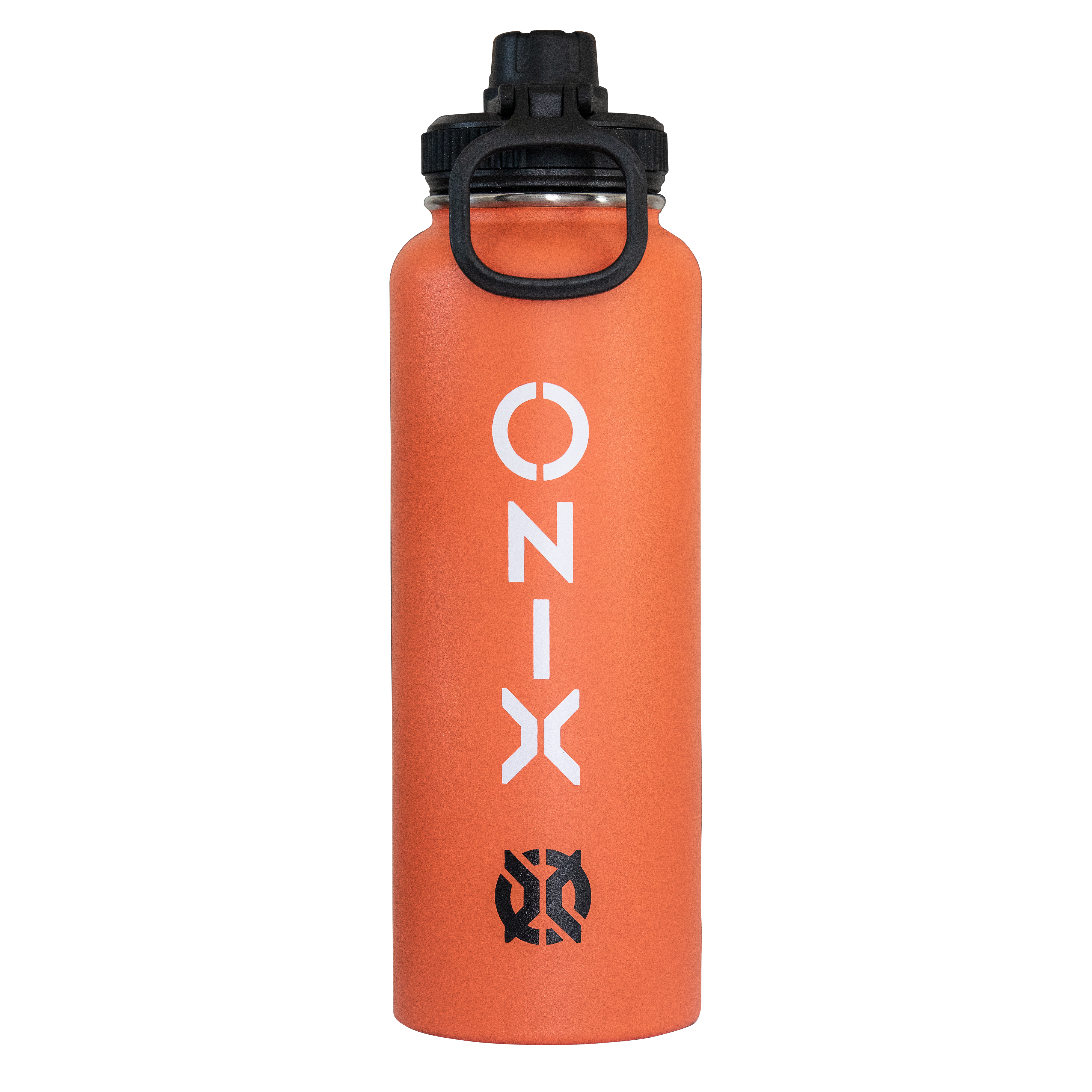 ONIX Pickleball Accessory Stainless Steel Insulated Sweat Proof Dishwasher Safe Double Wall 40 oz. Water Bottle - Orange