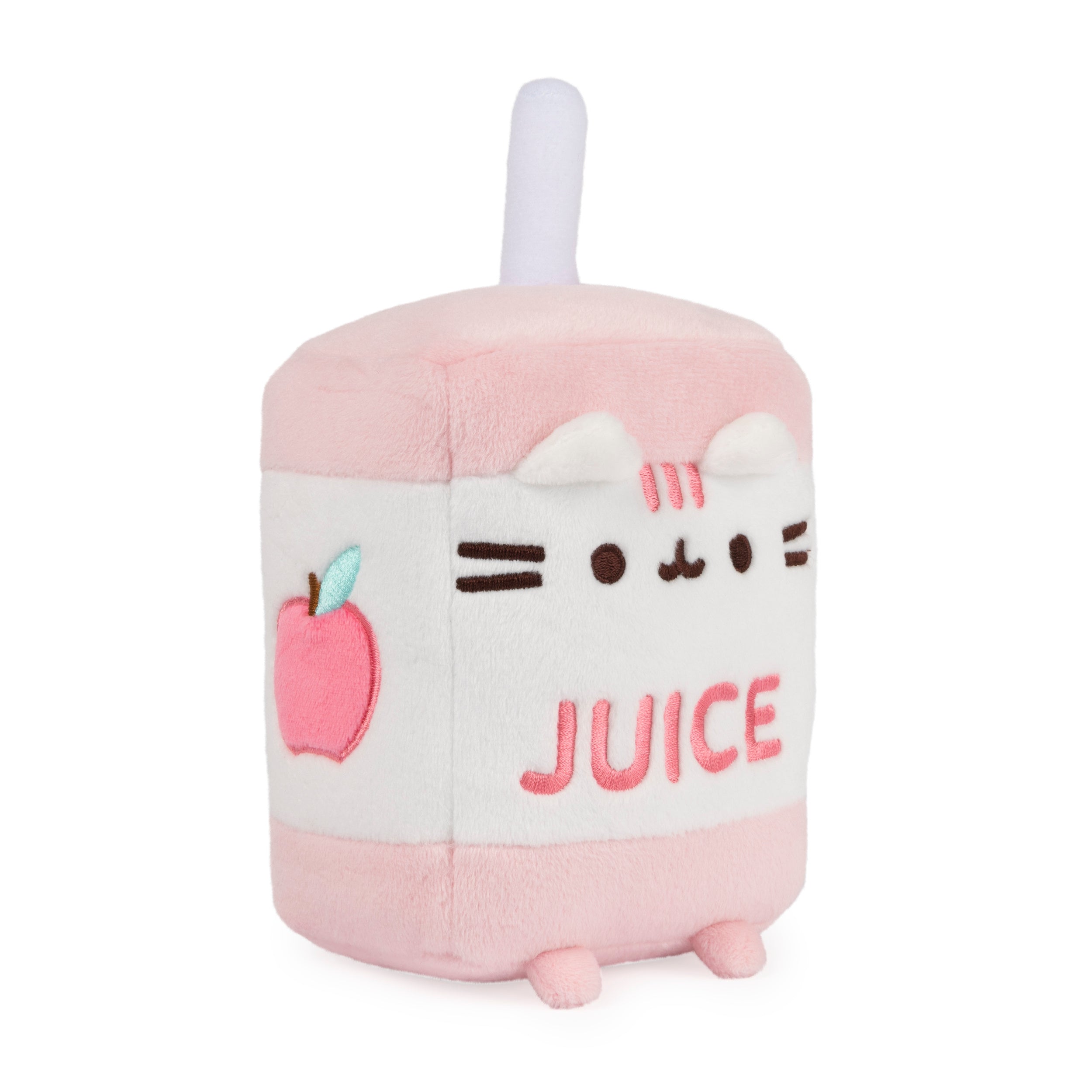 GUND Pusheen Juice Box Plush Cat Stuffed Animal for Ages 8 and Up, Pink/White, 6”