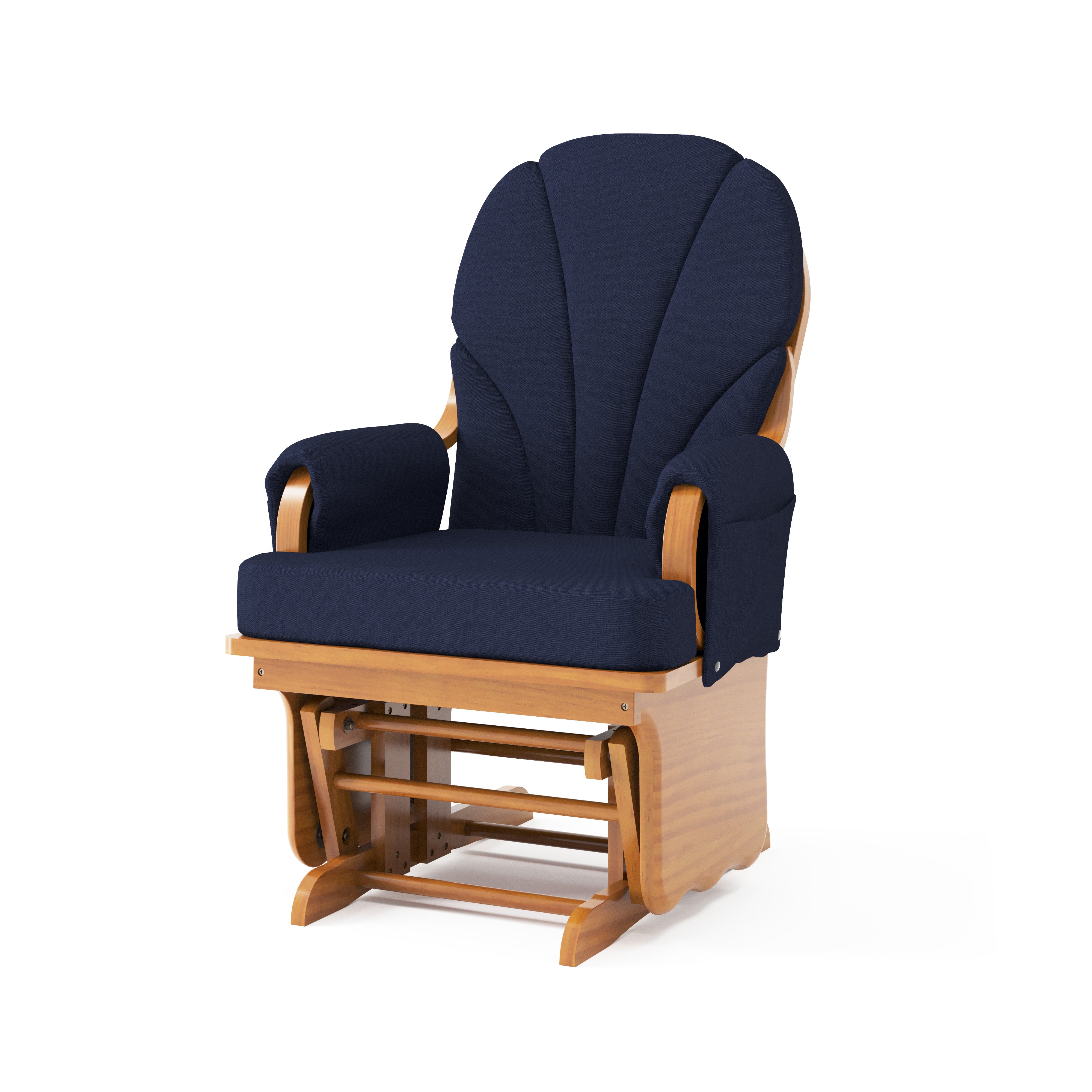 Lullaby Adult Glider Rocker Blue