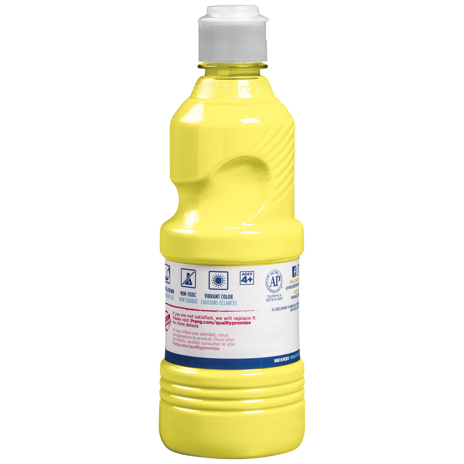 Ready-to-Use Tempera Paint, Yellow, 16 oz