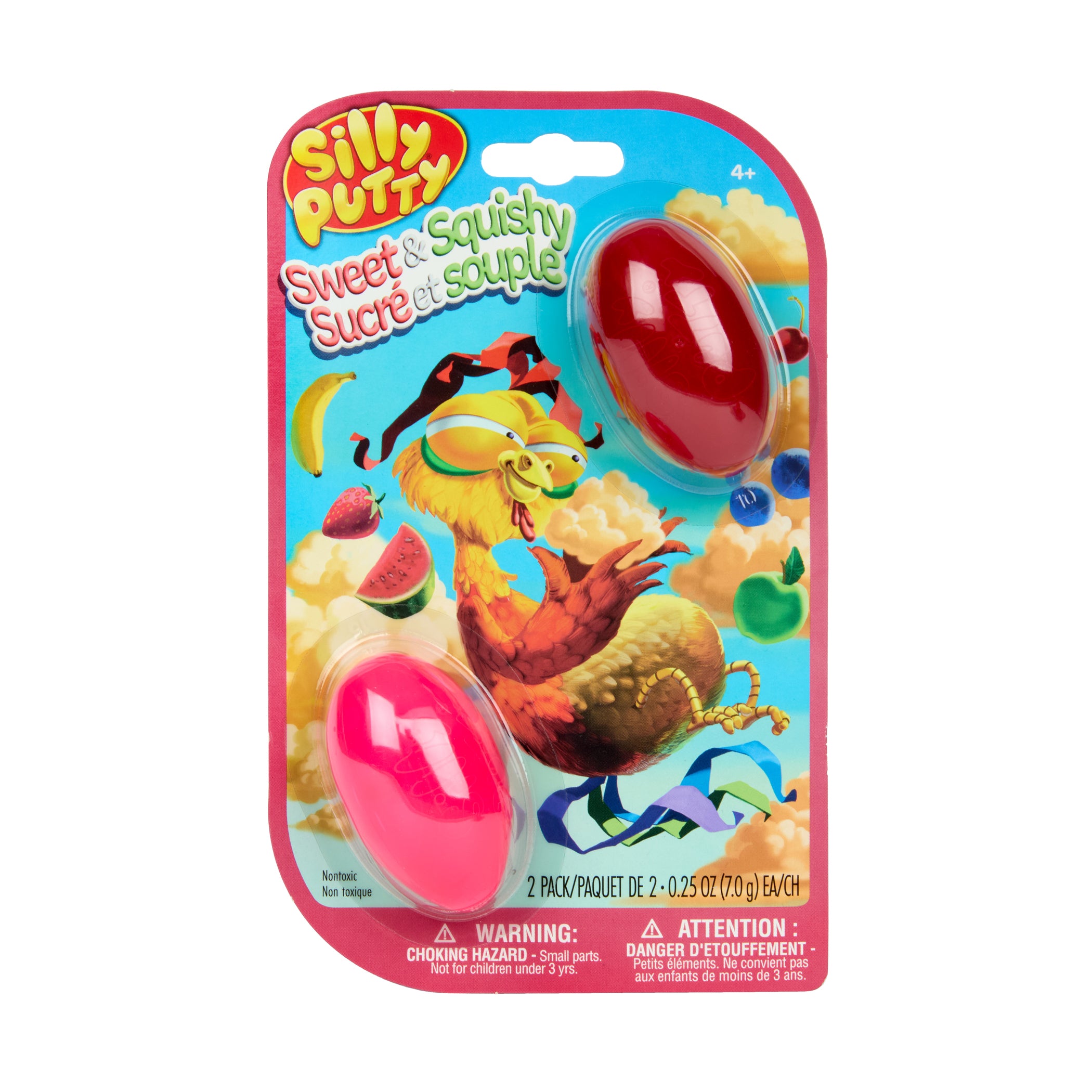 Silly Putty Sweet & Squishy Eggs, 2-Pack