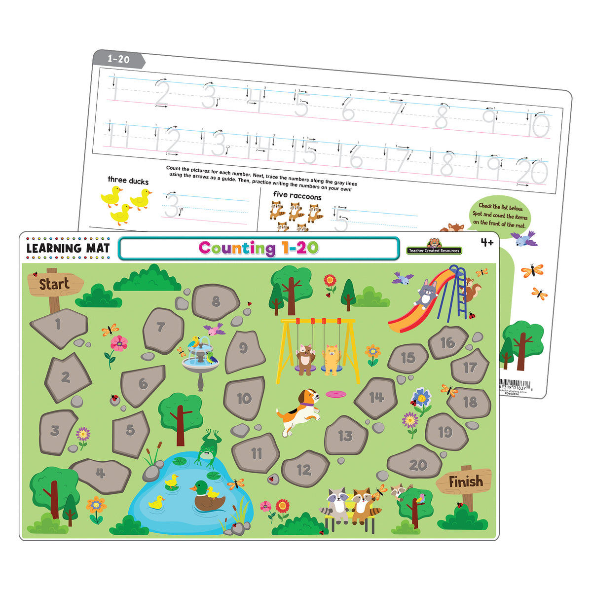 COUNTING 1-20 LEARNING MAT