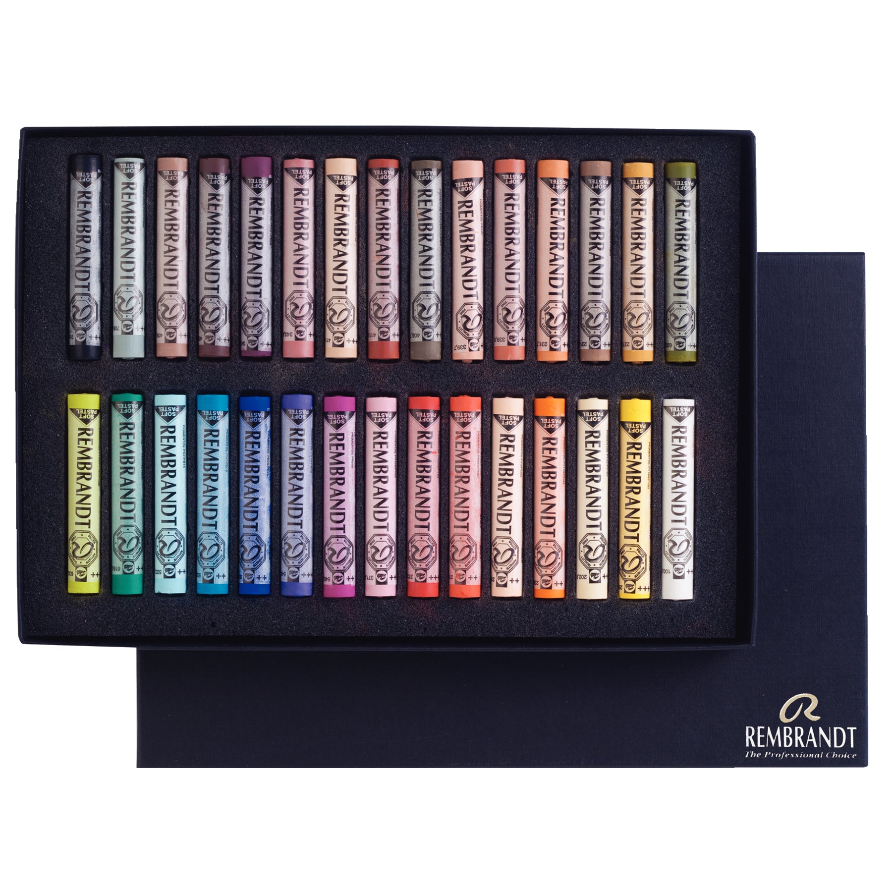 Soft Pastel Cardboard Box Set, Portrait Selection, 30 Full Sticks