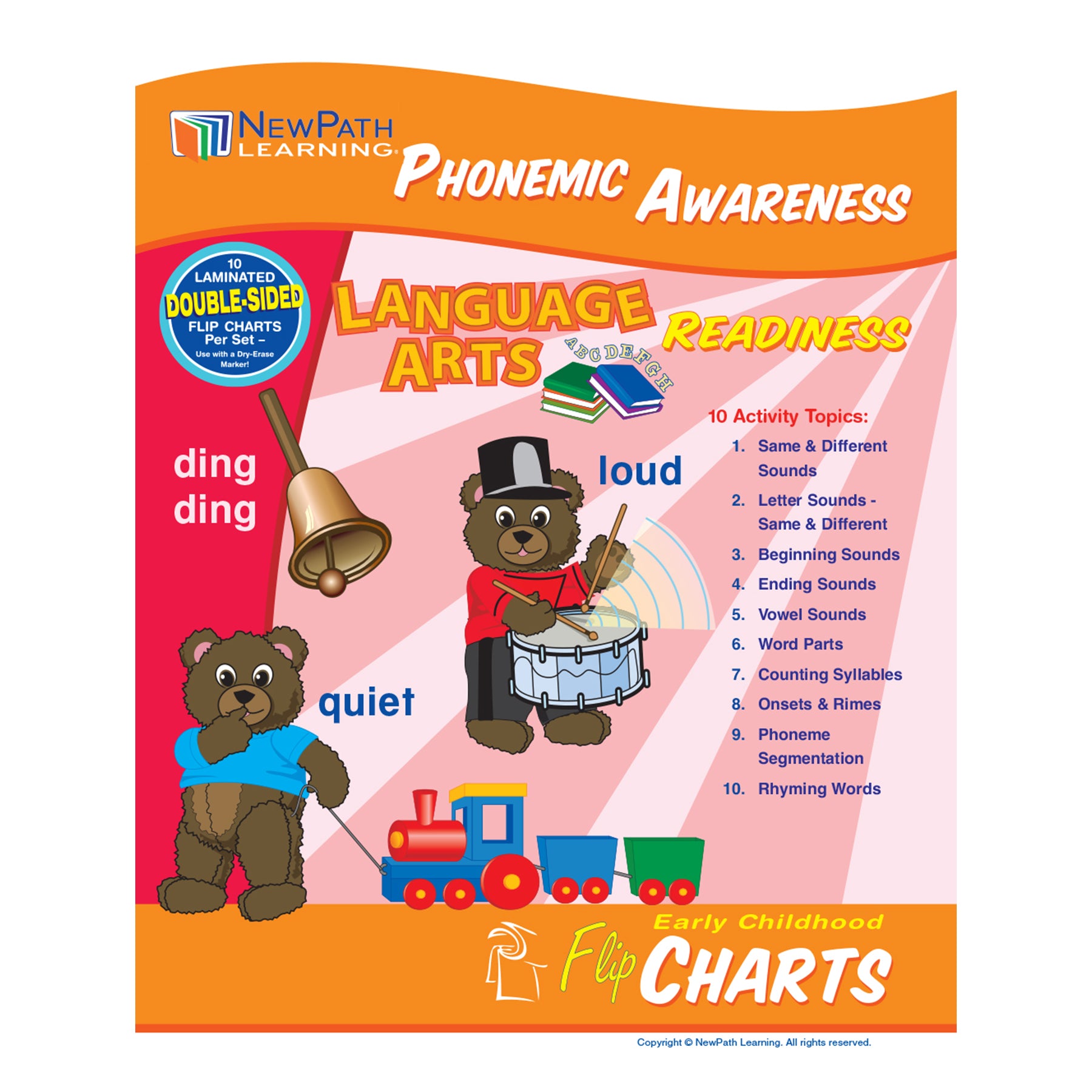 Early Childhood ELA Readiness Flip Chart, Phonemic Awareness