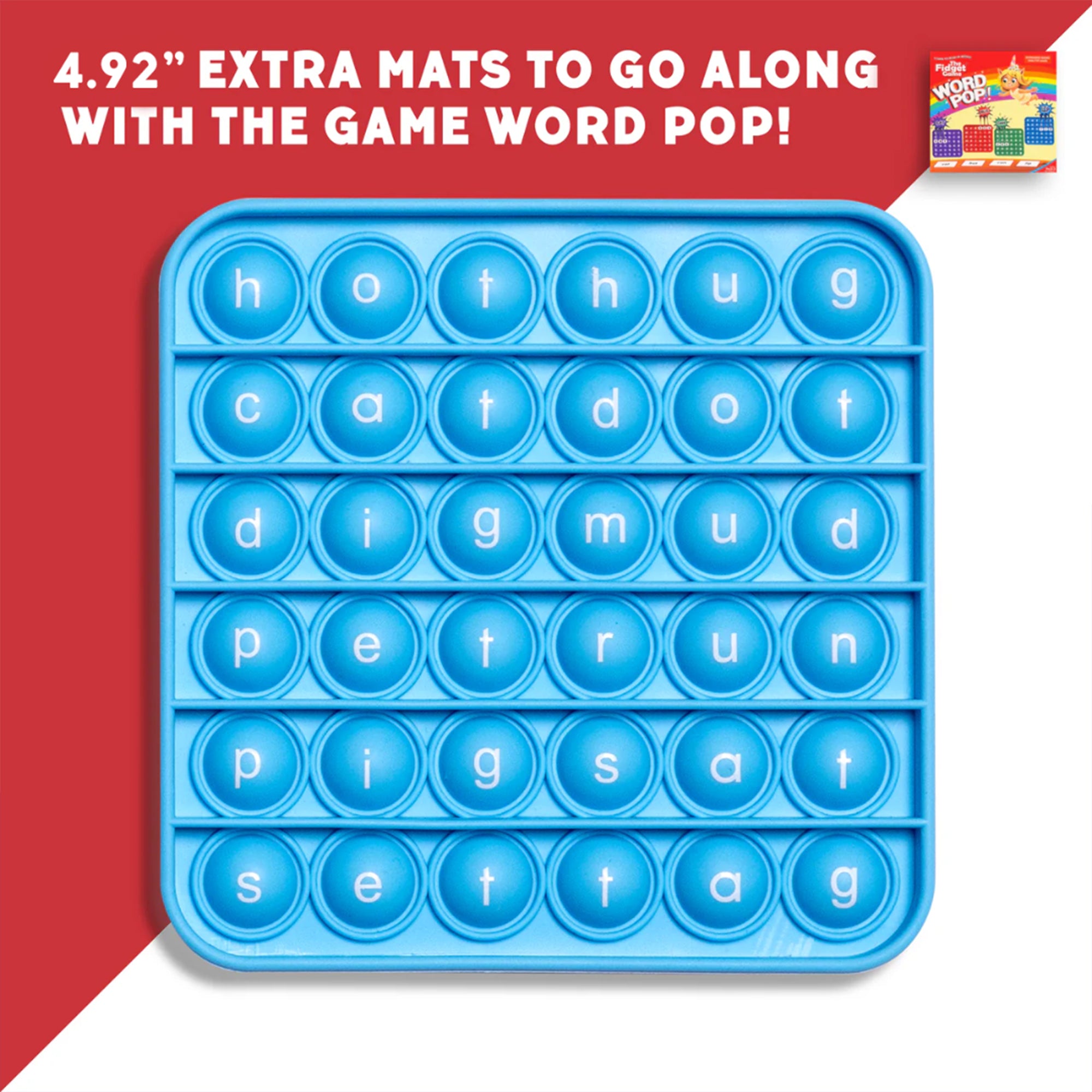 CVC Pop It Mats, Pack of 6
