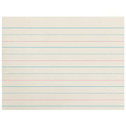 Newsprint Handwriting Paper, Dotted Midline, Grades Pre-K & K, 1-1/8" x 9/16" x 9/16" Ruled Long, 10-1/2" x 8", 500 Sheets