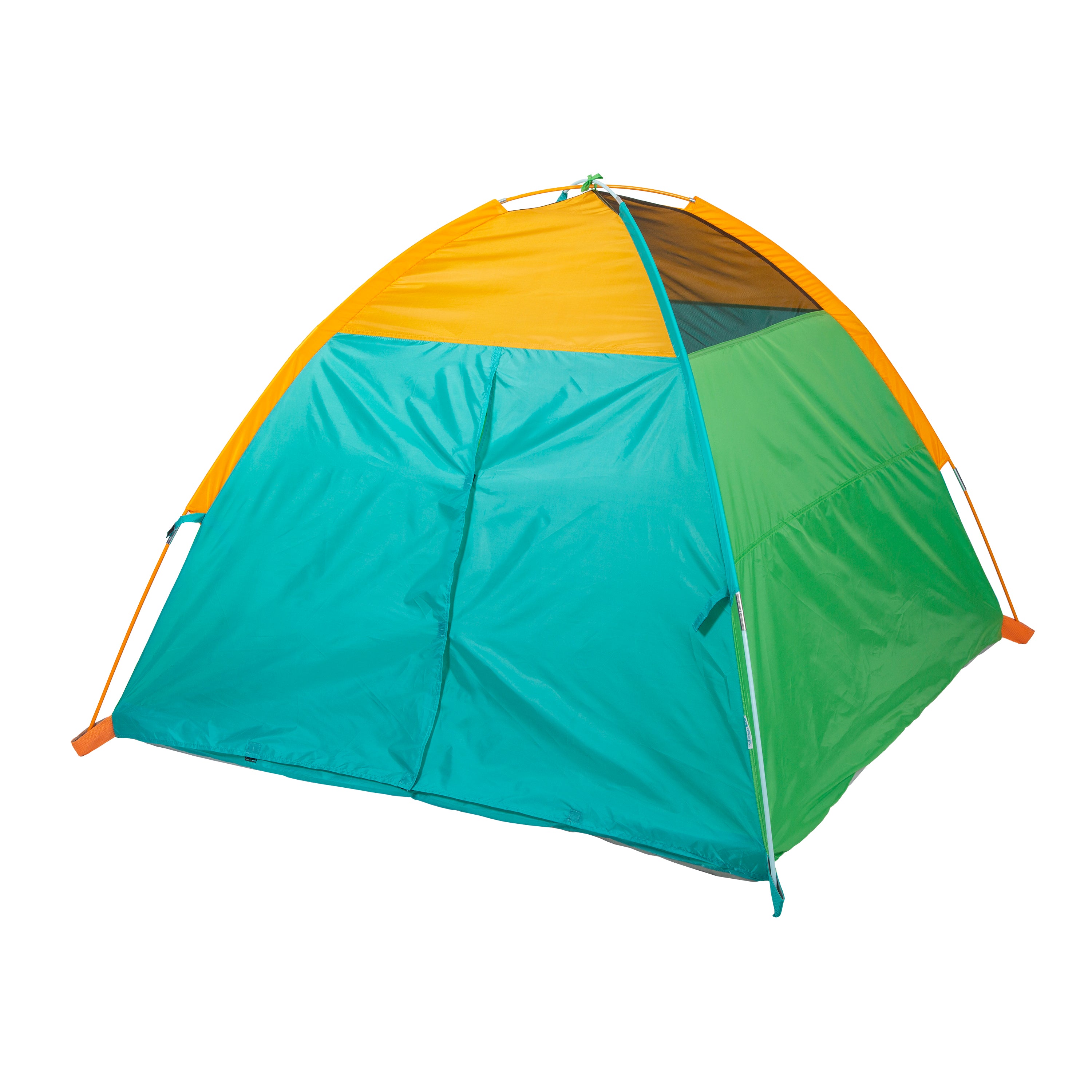 Super Duper 4-Kid II Dome Tent - Blue / Green / Orange