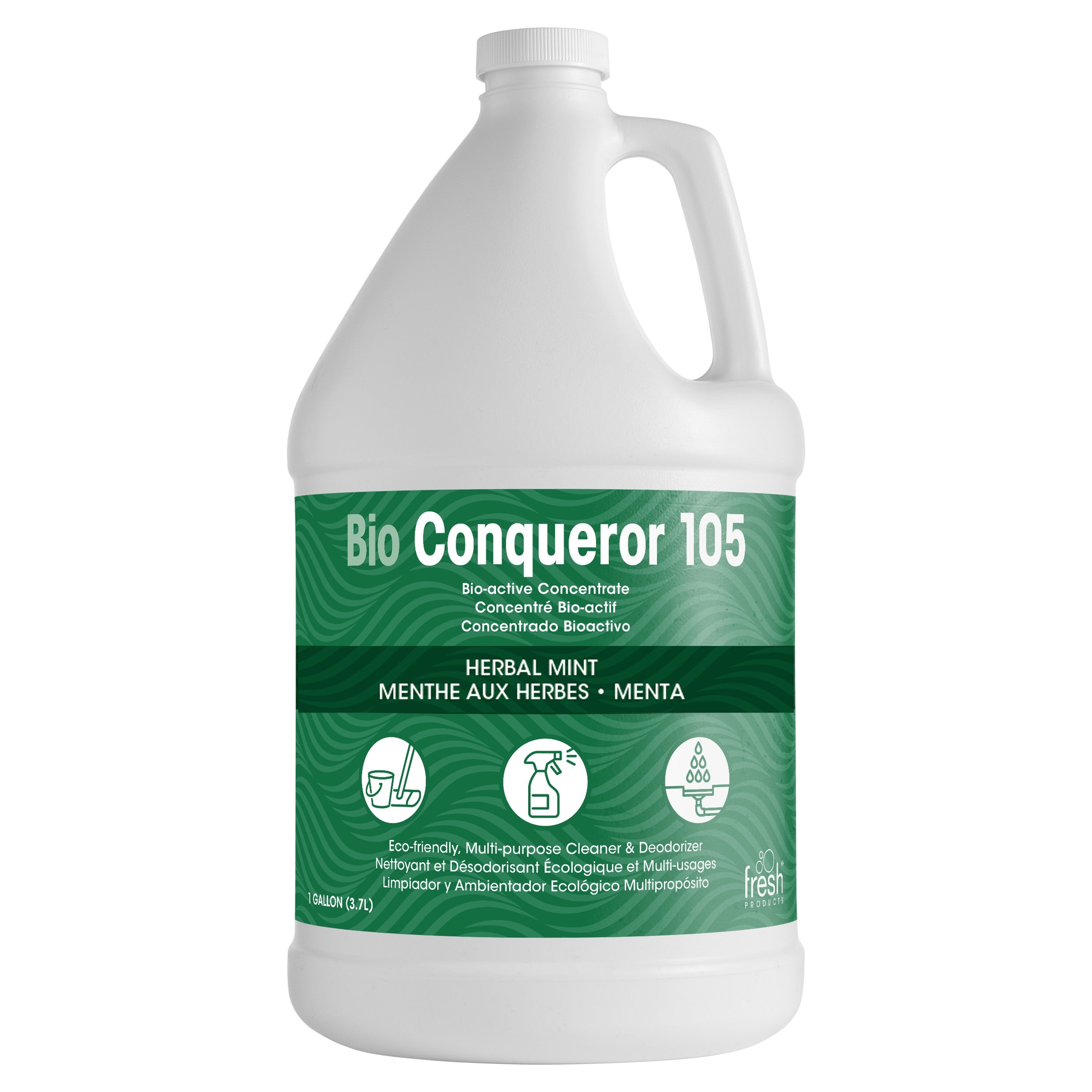 Bio Conqueror 105 Liquid - 1 gallon Herbal Mint (4 Pack)