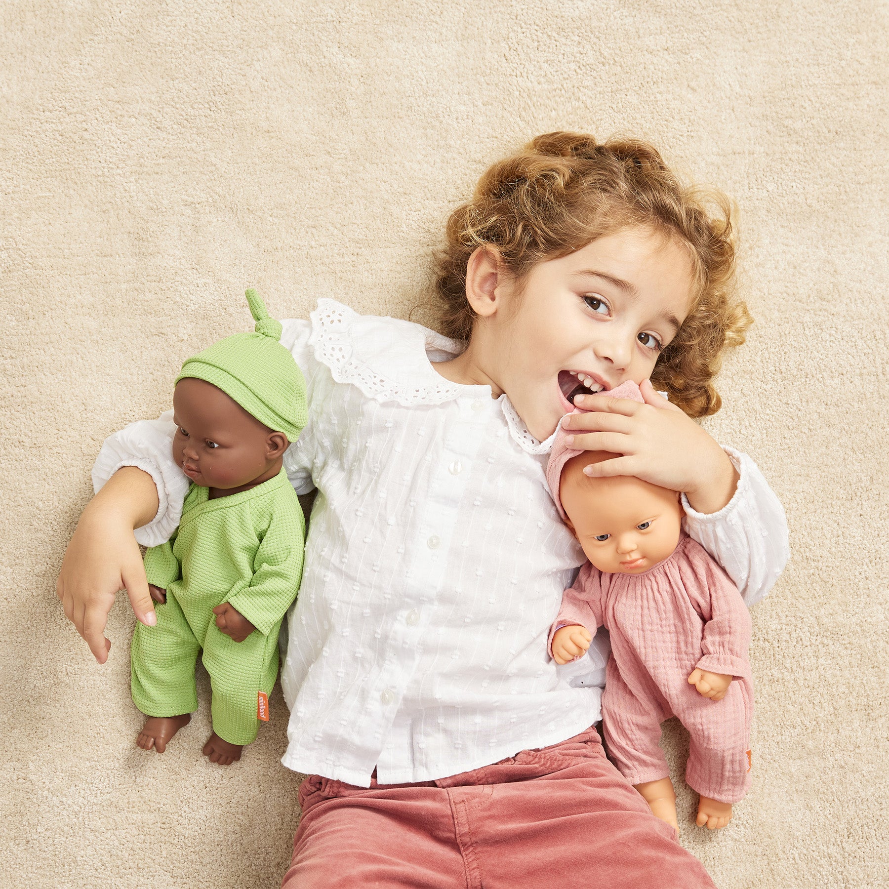 Baby Doll Caucasian Boy with Down Syndrome, 12-5/8"