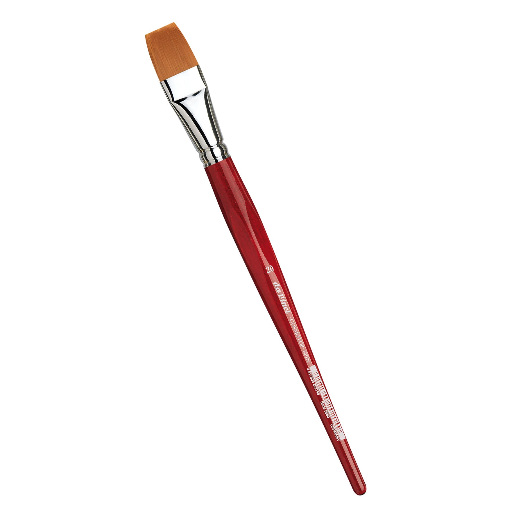 COSMOTOP-SPIN Silkpainting Brush, Synthetic, Watercolor, Flat, Size 20
