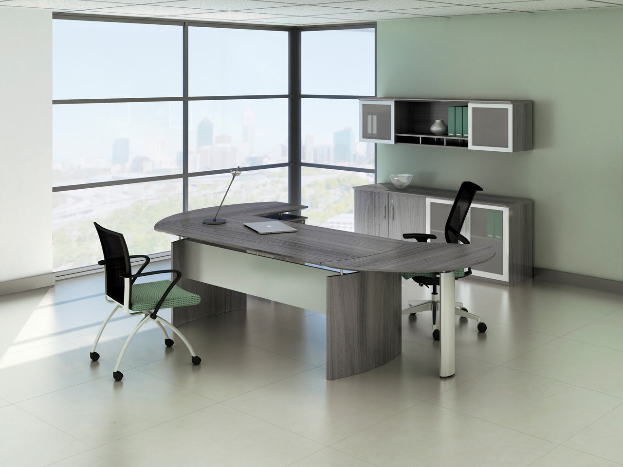 Medina Dsk Return/Pedestal Lh
