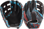 Rawlings Rev1X Series 11.75-Inch  Baseball Glove - Right Hand Thrower - Black