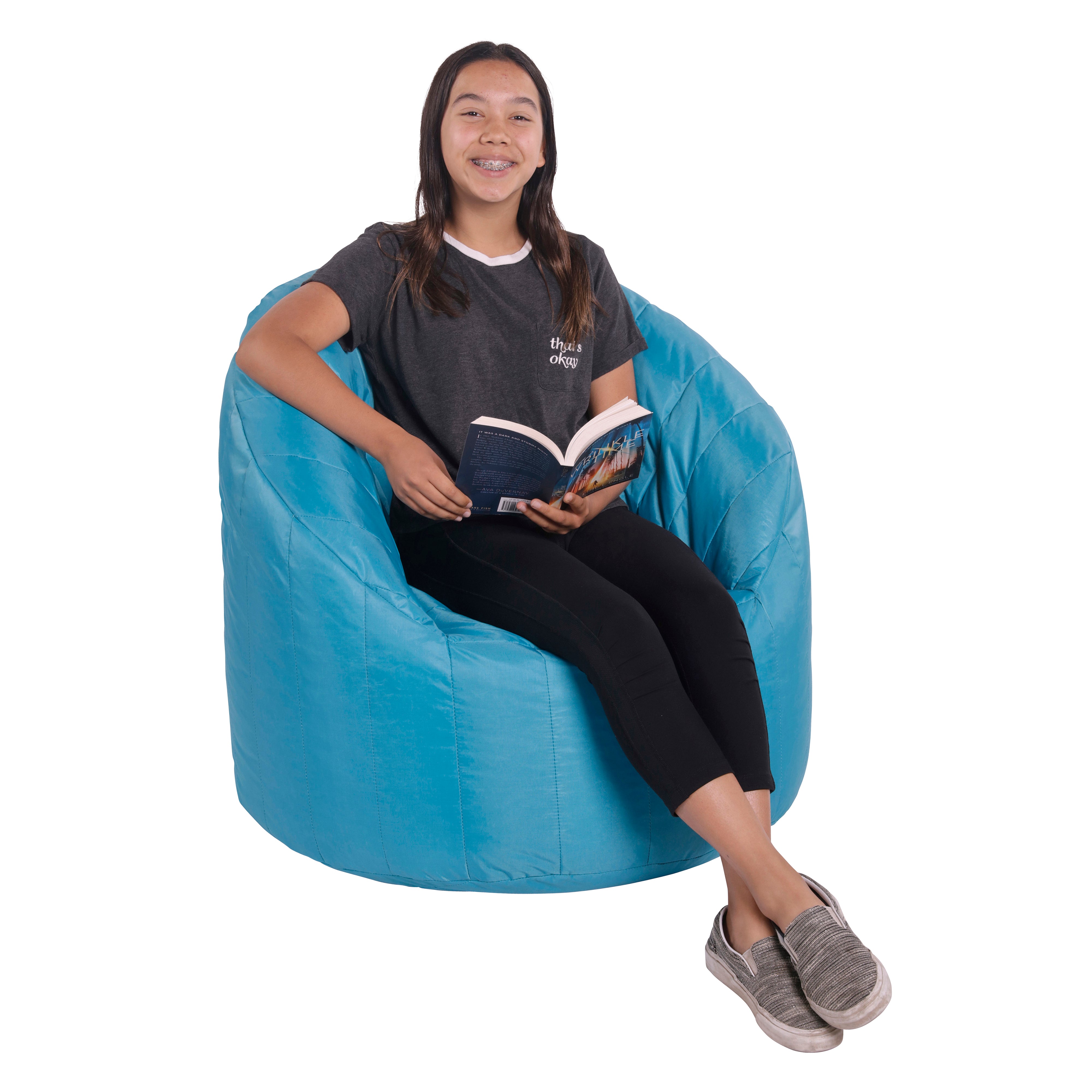 Cali Seashell Bean Bag - Aqua