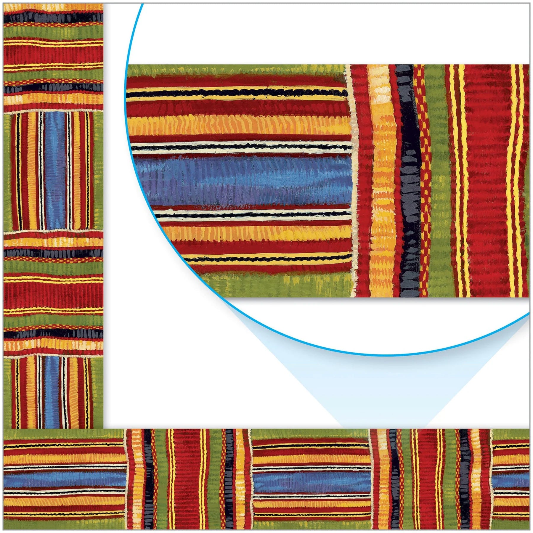 Kente Cloth Bolder Borders®, 35.75'