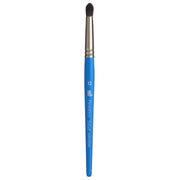 Select Artiste Round Brush, Natural Bristles, Short Handle Mixed Media Paintbrush, Jewel Blue, Size 12, 1 Count