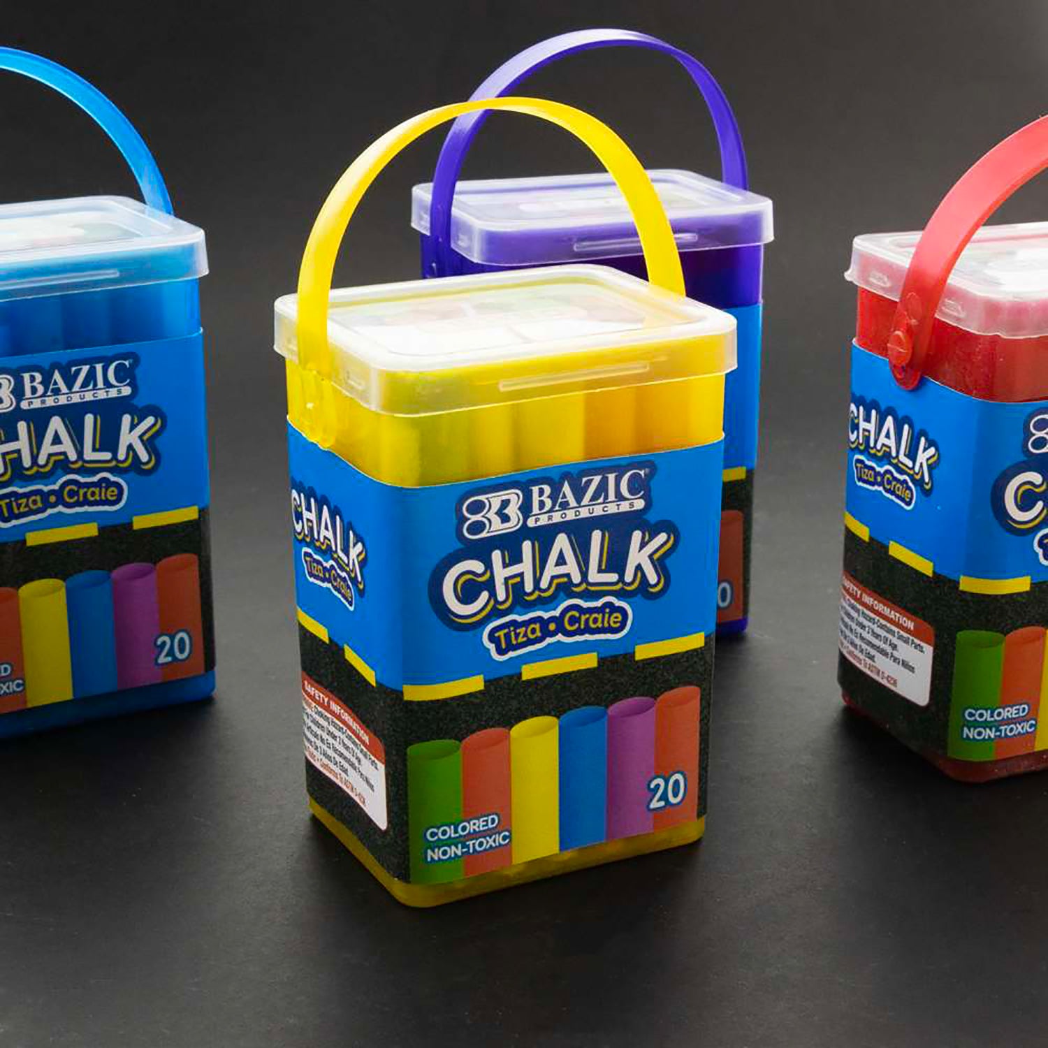 Color Chalk, 20/Bucket