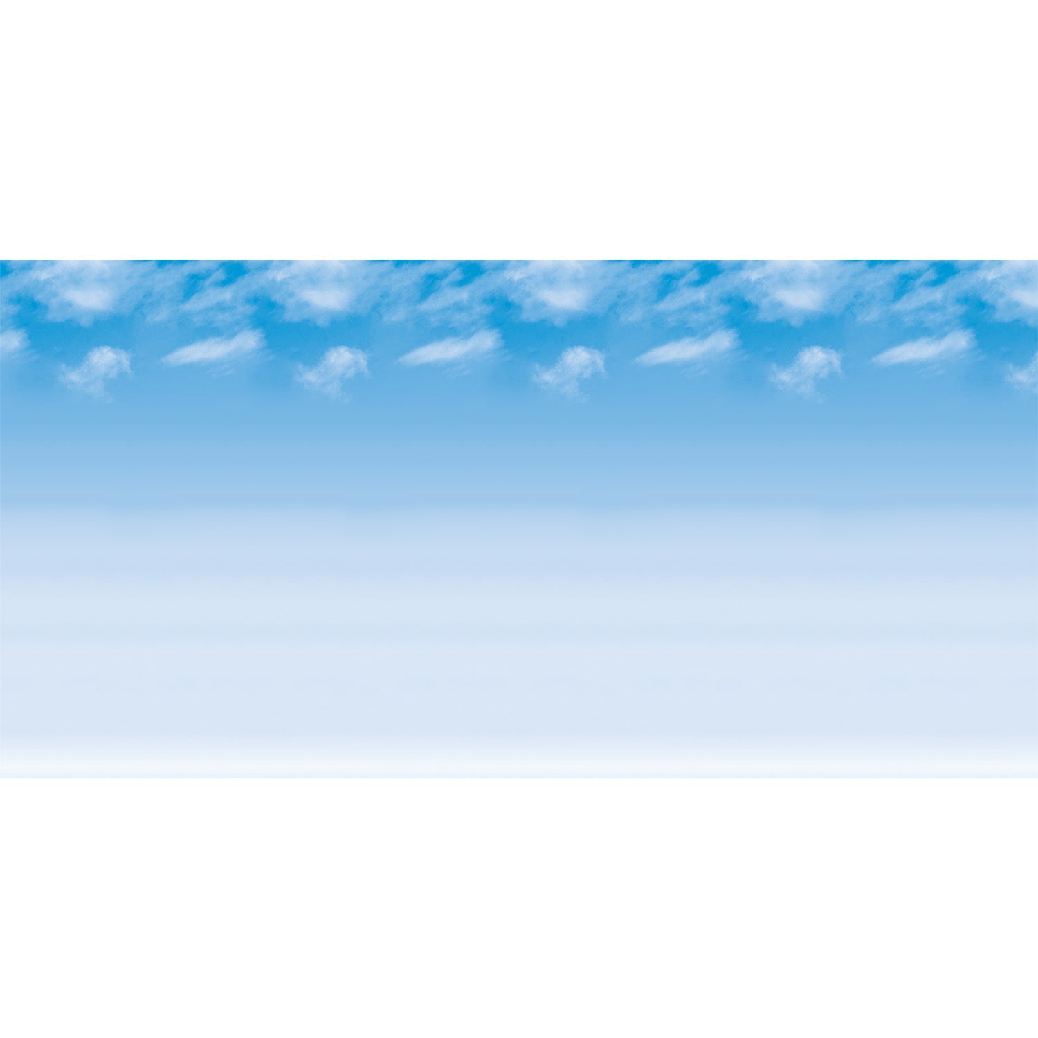 Bulletin Board Art Paper, Wispy Clouds, 48" x 50', 1 Roll