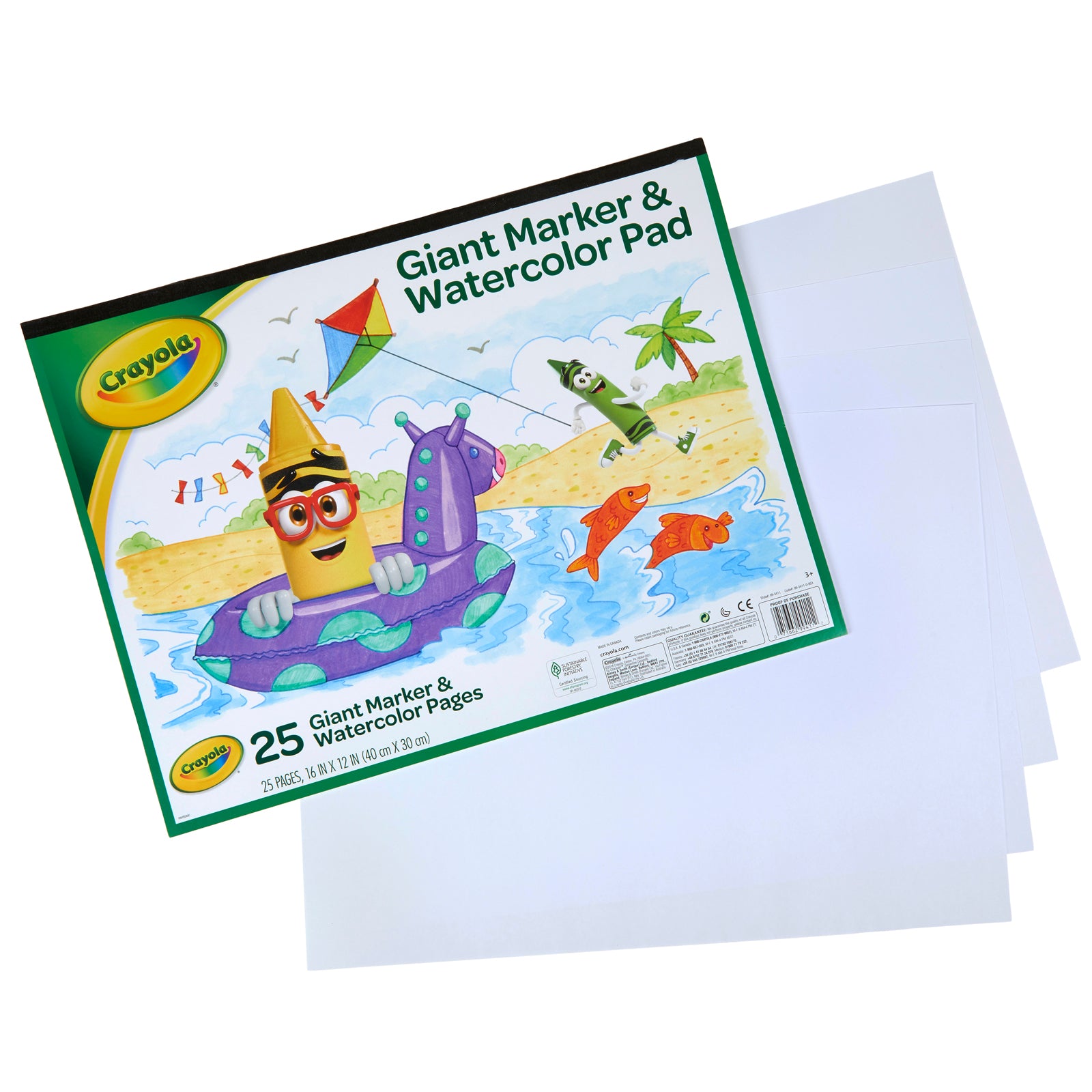Giant Marker & Watercolor Pad