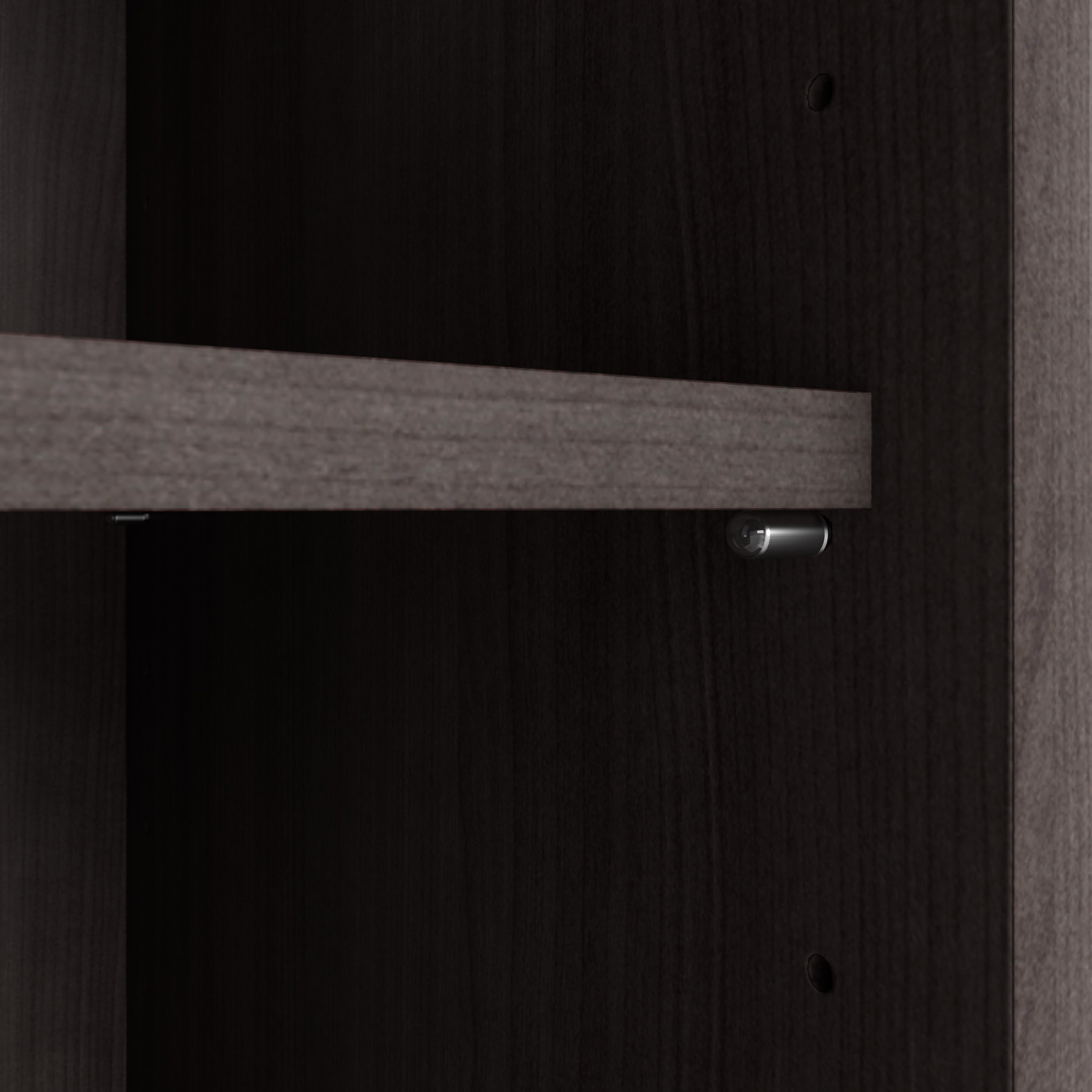 Bush Business Furniture Studio C 5 Shelf Bookcase in Storm Gray - 35.71" Width x 15.43" Depth x 72.8" Height