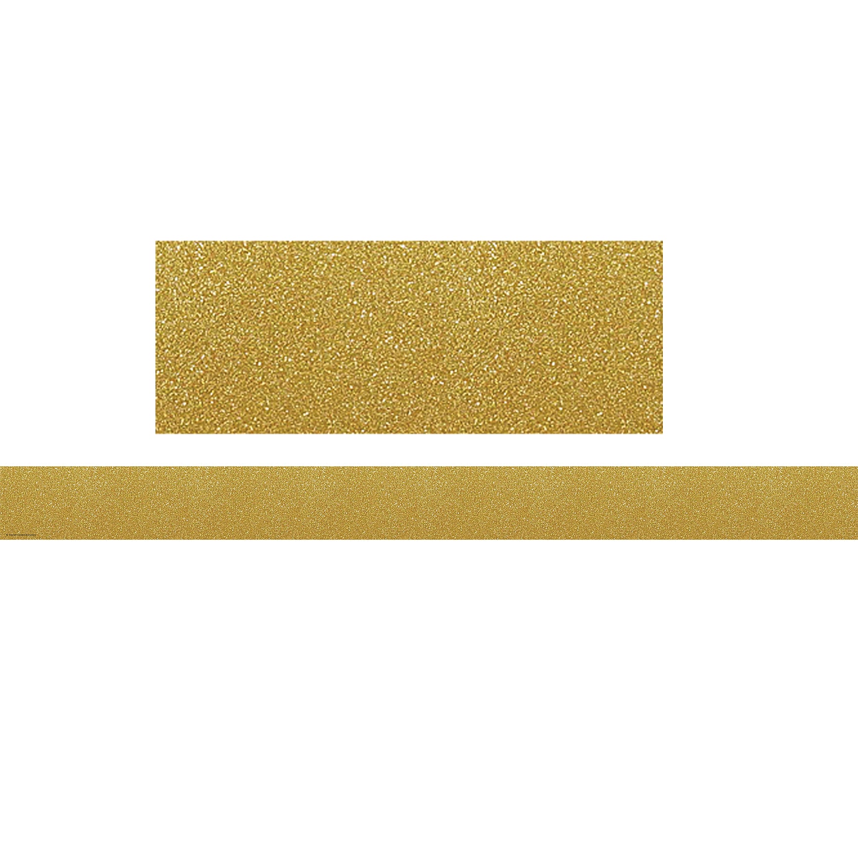 Gold Shimmer Straight Border Trim