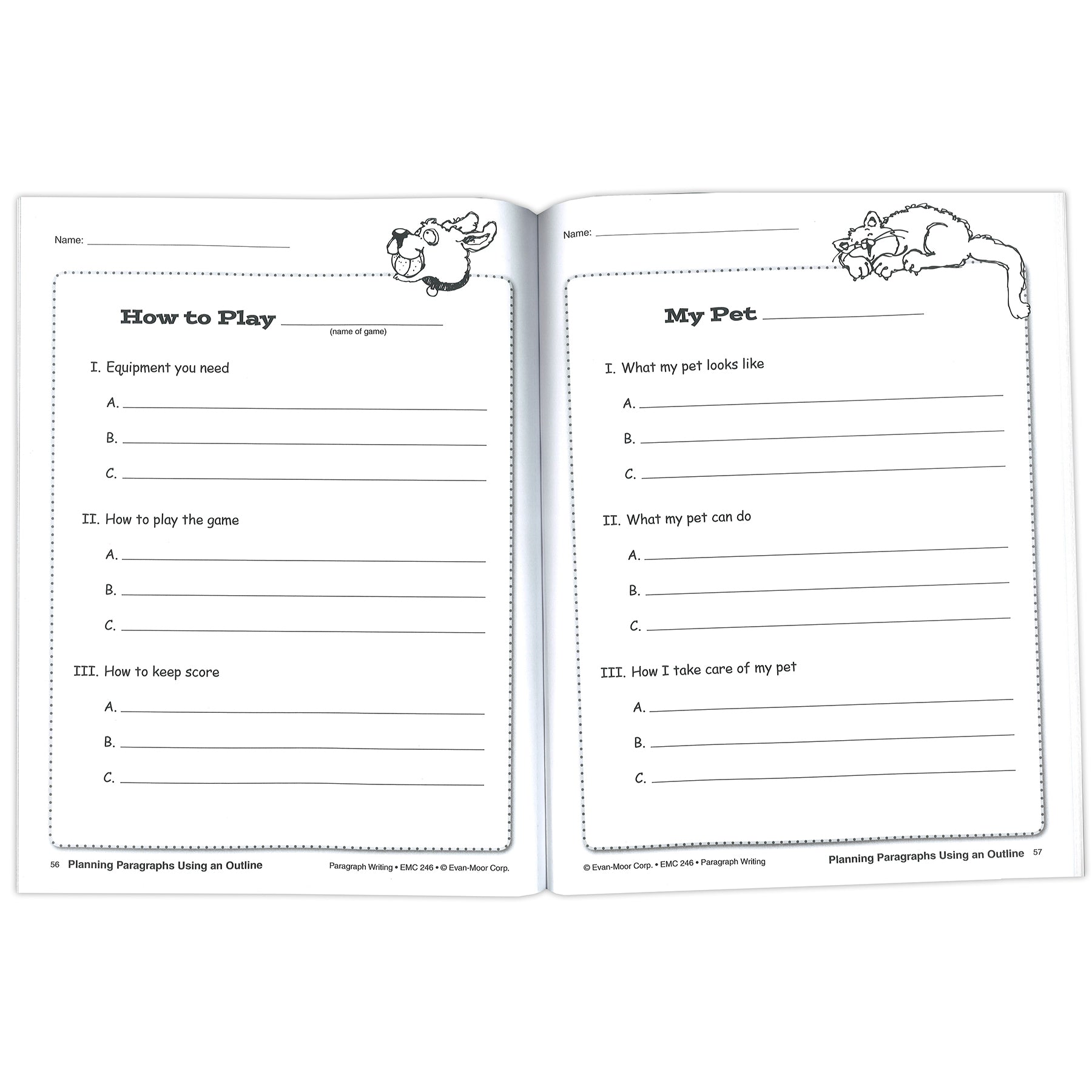 Paragraph Writing, Grades 2-4 , Teacher Reproducibles, Print