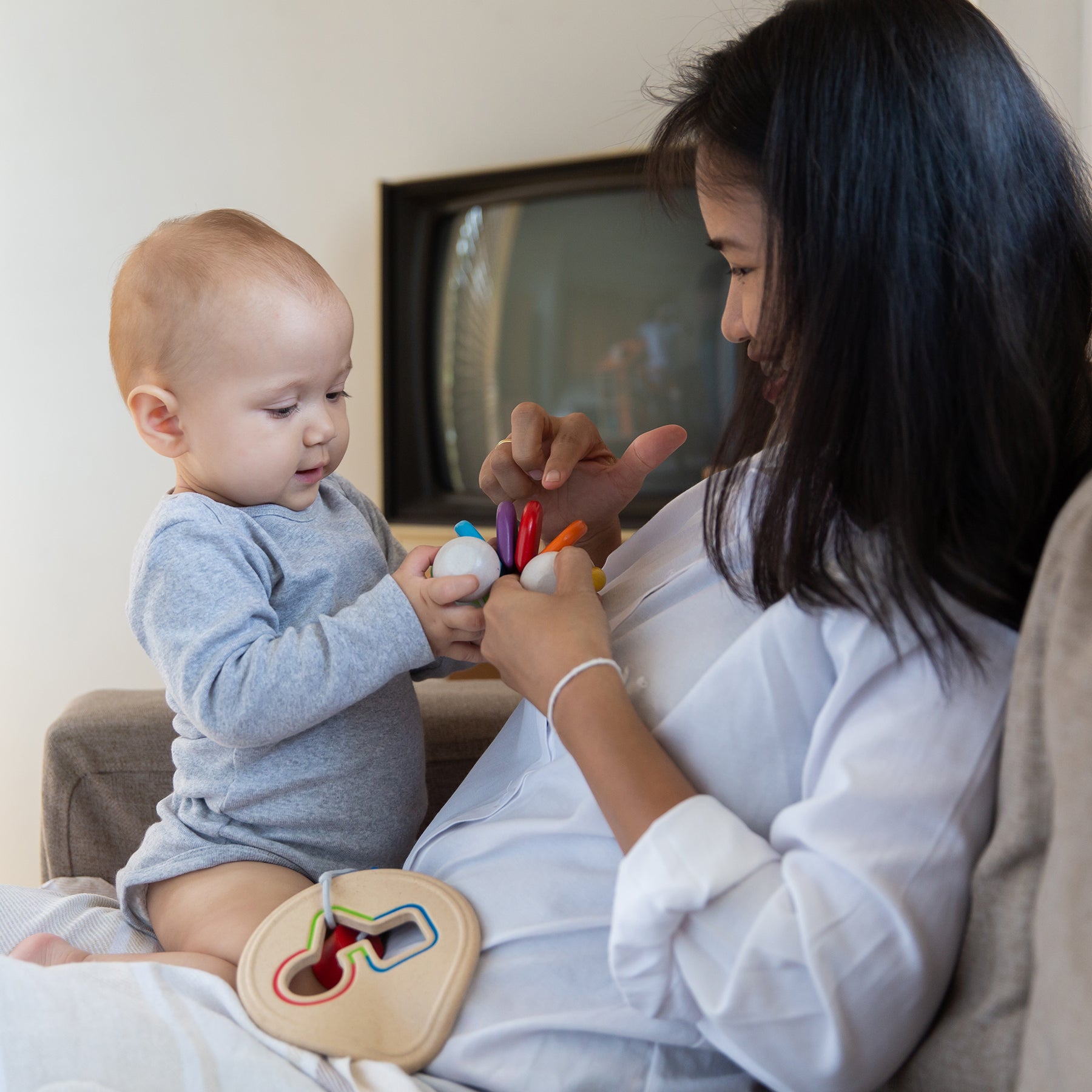 Wooden Baby Car Push Toy