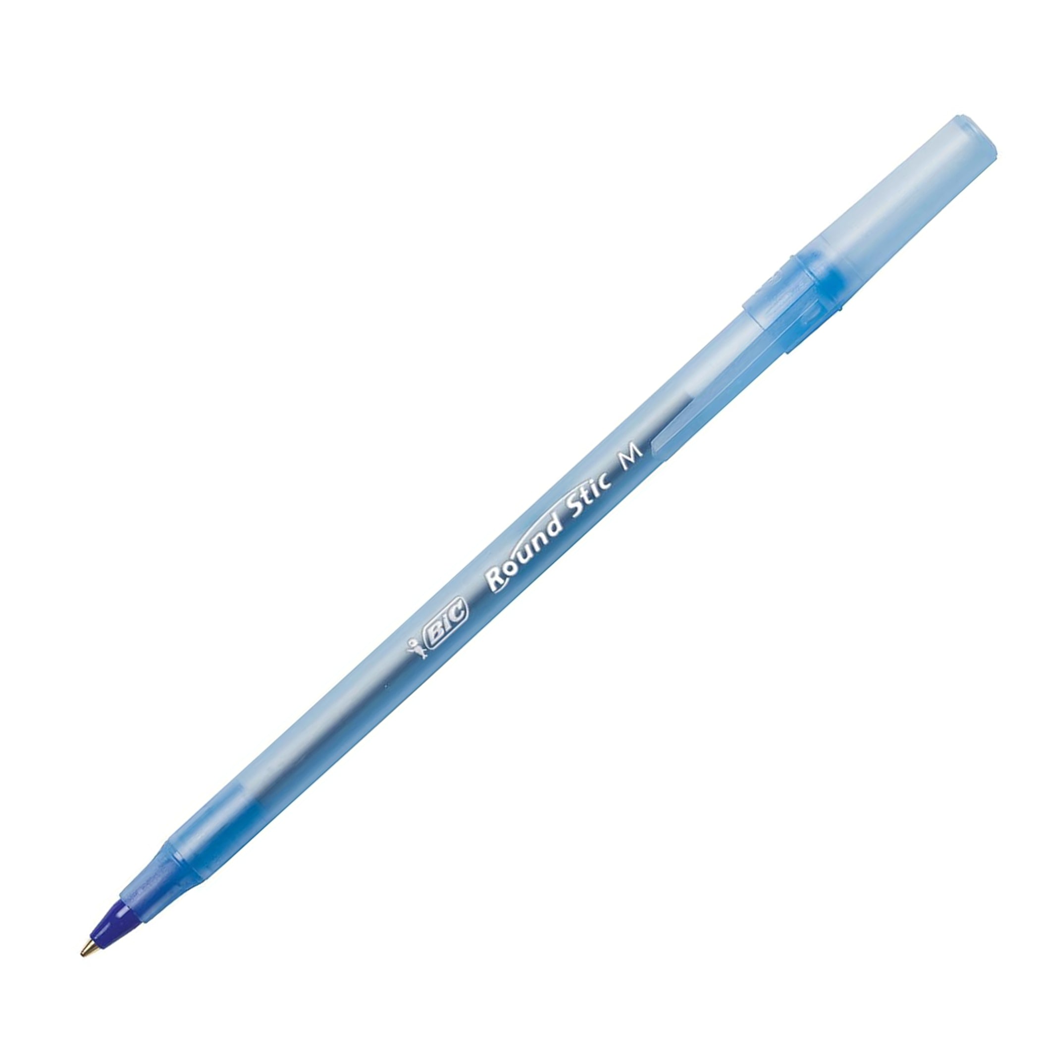 Round Stic® Pen, Medium Point, Blue, Pack of 12