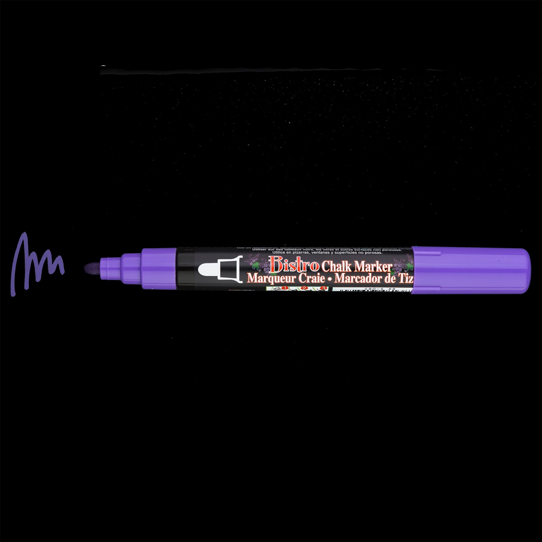 Bistro Chalk Marker Broad Tip, 480R-S, Violet