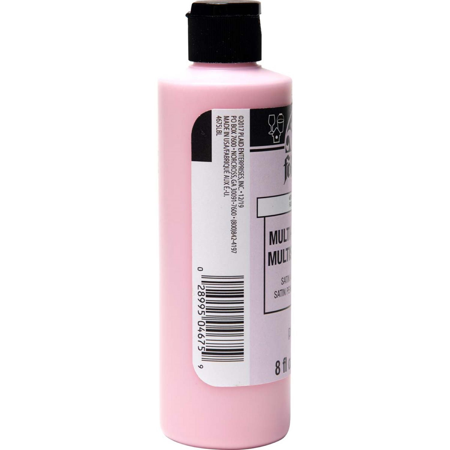 Acrylic Paint Multi-Surface Satin, 8oz., Baby Pink