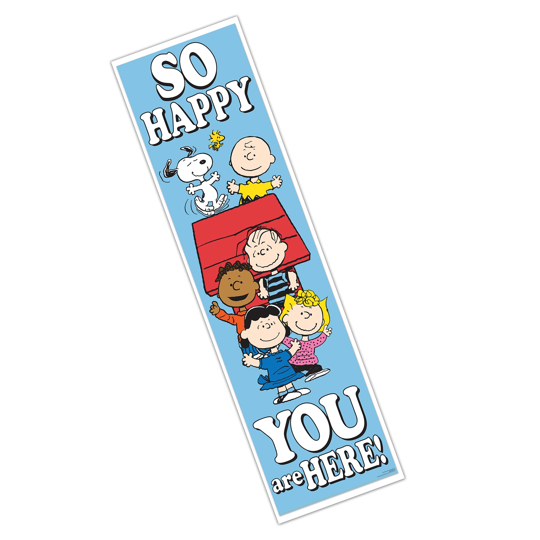 Peanuts® So Glad You Are Here! Banner - Vertical