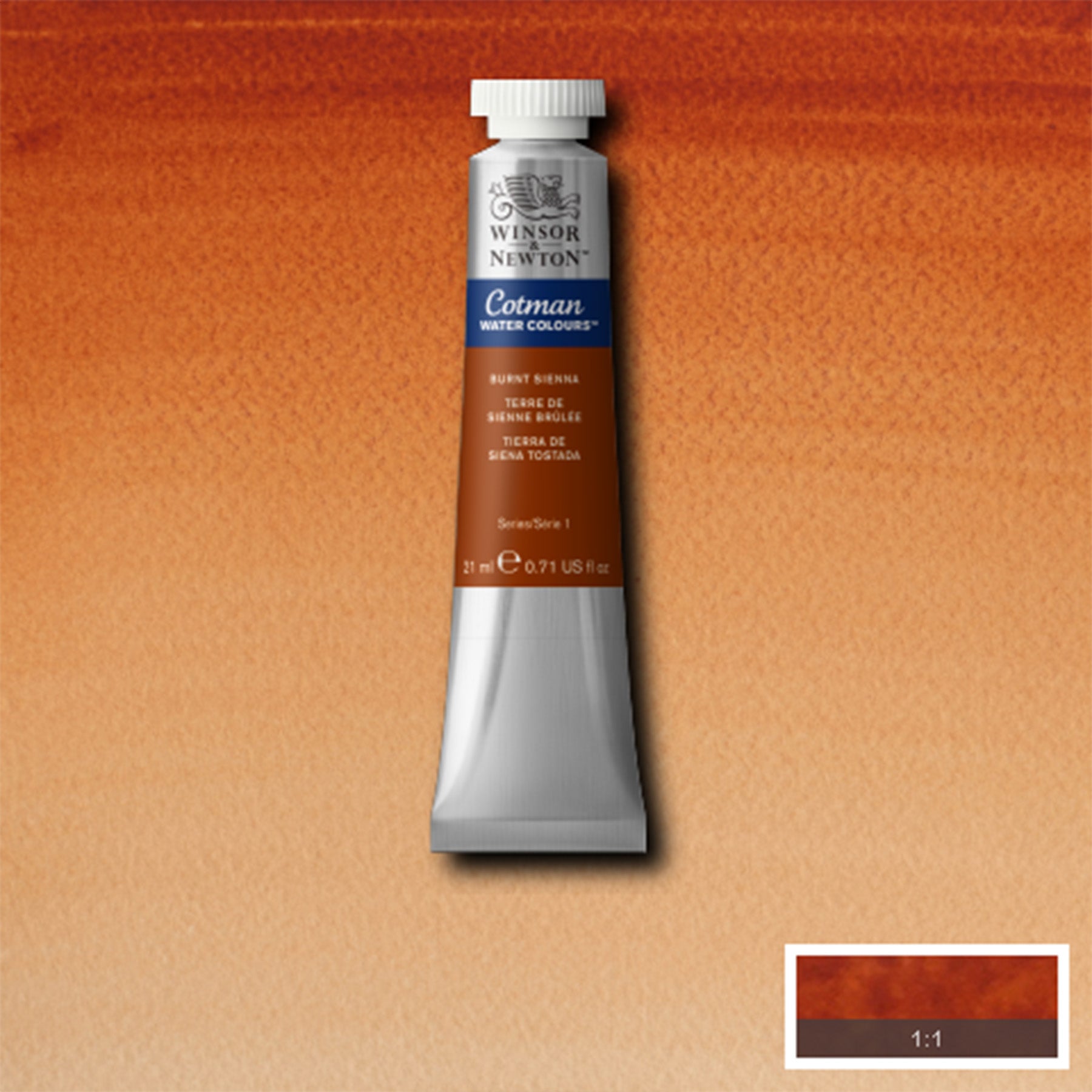 CWC 21ml tube - Burnt Sienna