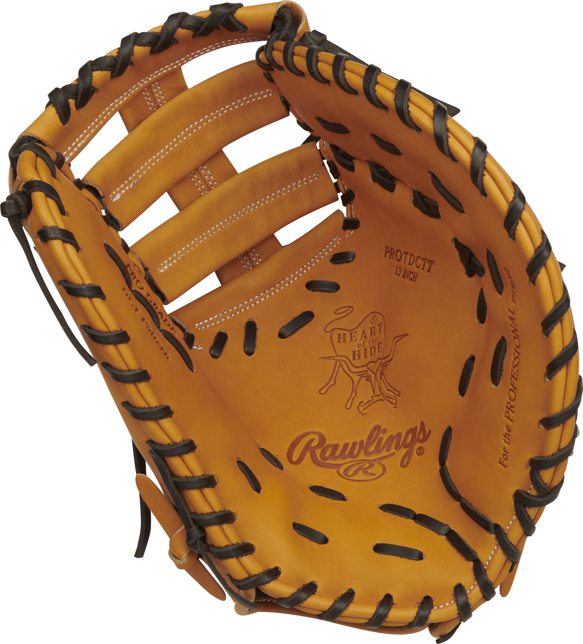 Rawlings Heart Of The Hide Traditional Series First Base Mitt 13-Inch Baseball Glove - Right Hand Thrower - Tan