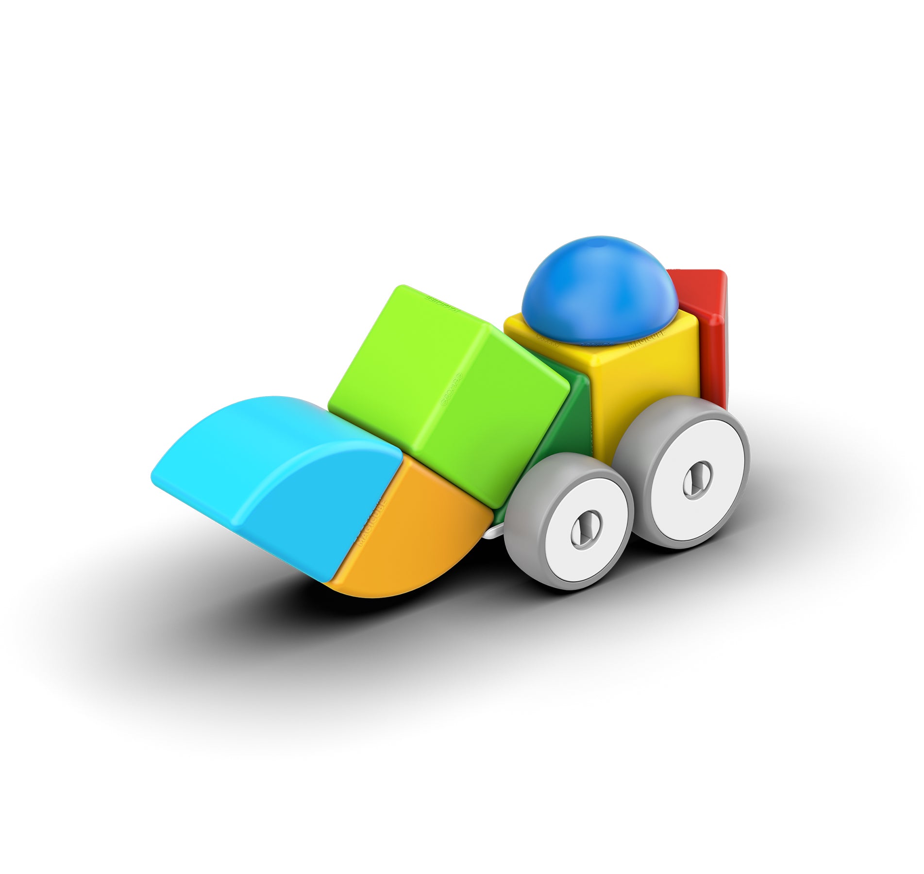 Geomag™ Magicube Magnetic Building Cubes, Cars, 13 Pieces