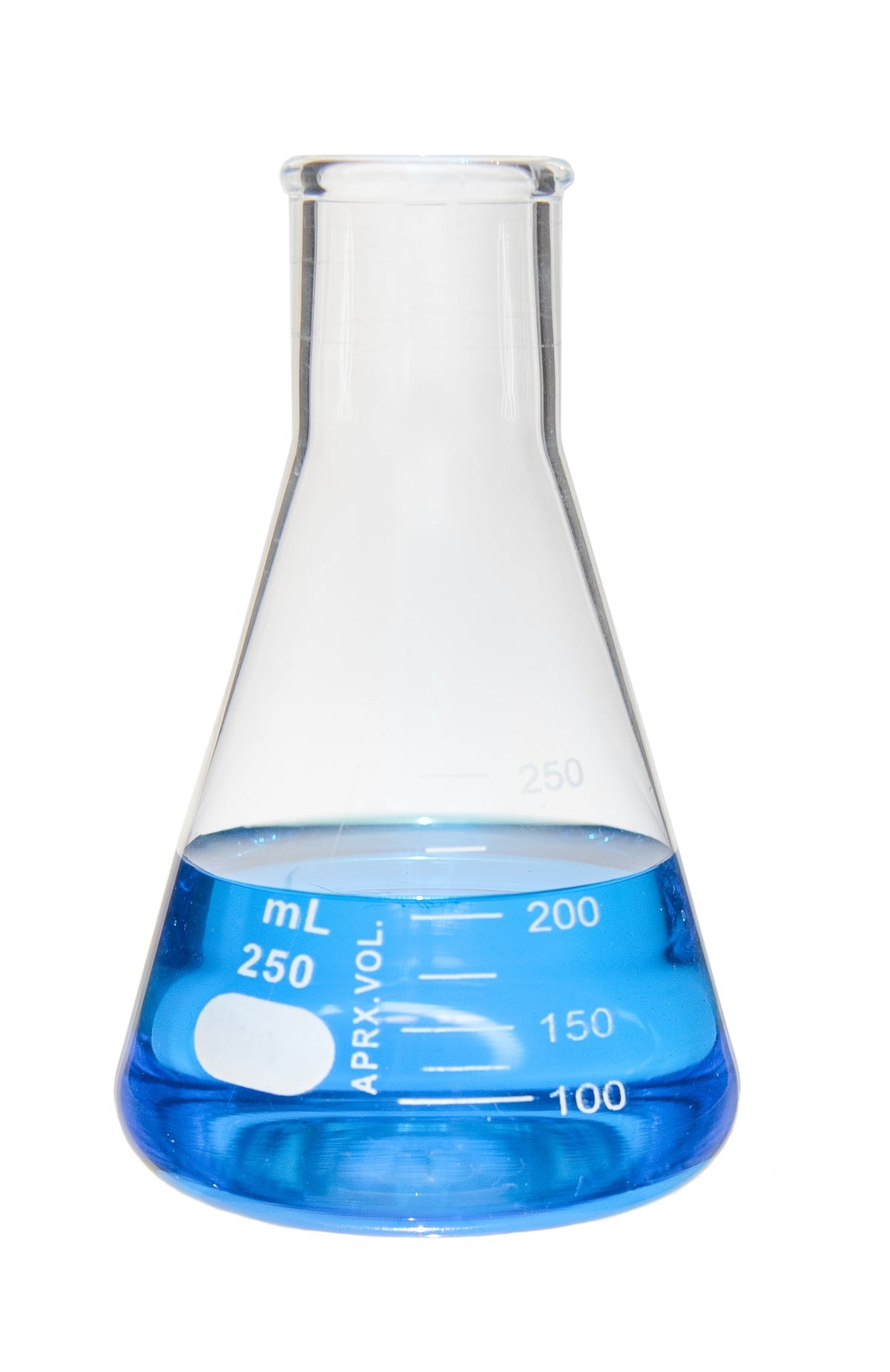 Flask, Erlenmeyer, Borosilicate Glass, Graduated, 250ml, Case of 48