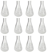 Flask, Erlenmeyer, Borosilicate Glass, Graduated, 500ml, Pack of 12