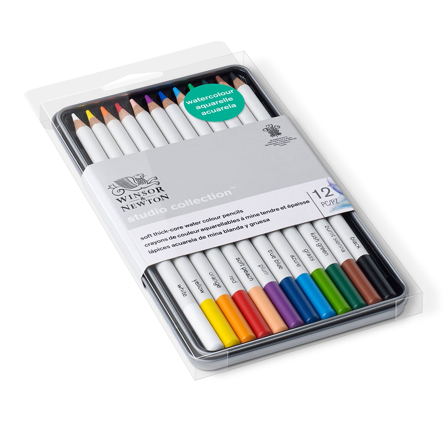 WN Studio Collection Watercolour Pencil Tin - 12pc