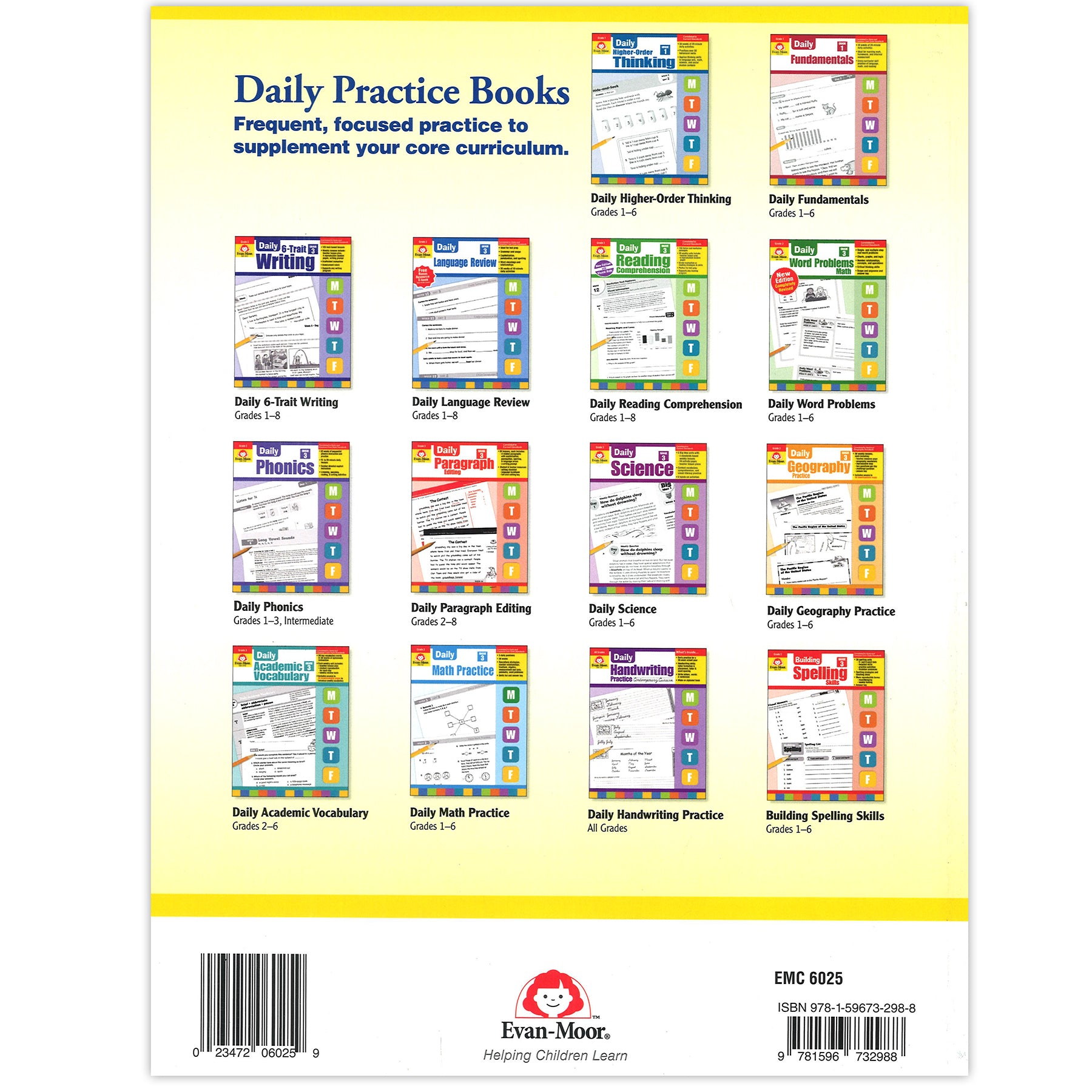 Daily 6-Trait Writing Book, Grade 5