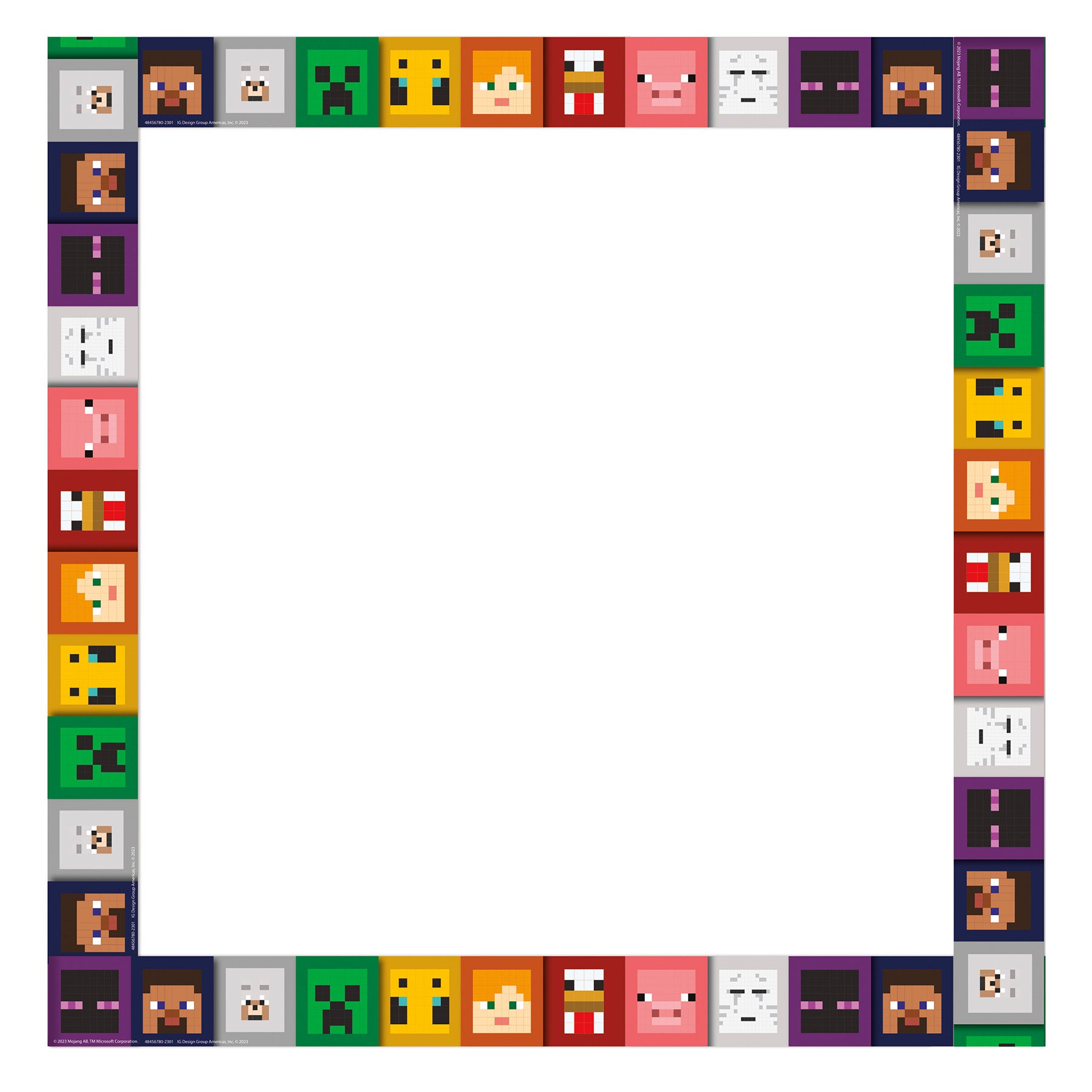 Minecraft Character Lineup Deco Trim, 37 Feet