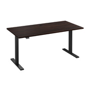 Bush Business Furniture Move 60 Series 60W x 30D Electric Height Adjustable Standing Desk in Black Walnut with Black Base - 59.45" Width x 29.37" Depth x 47.69" Height