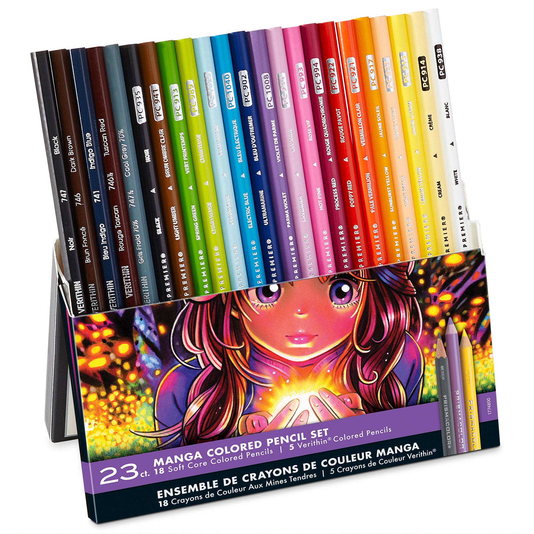 Premier® Colored Pencils, Manga Colors, 23 Count