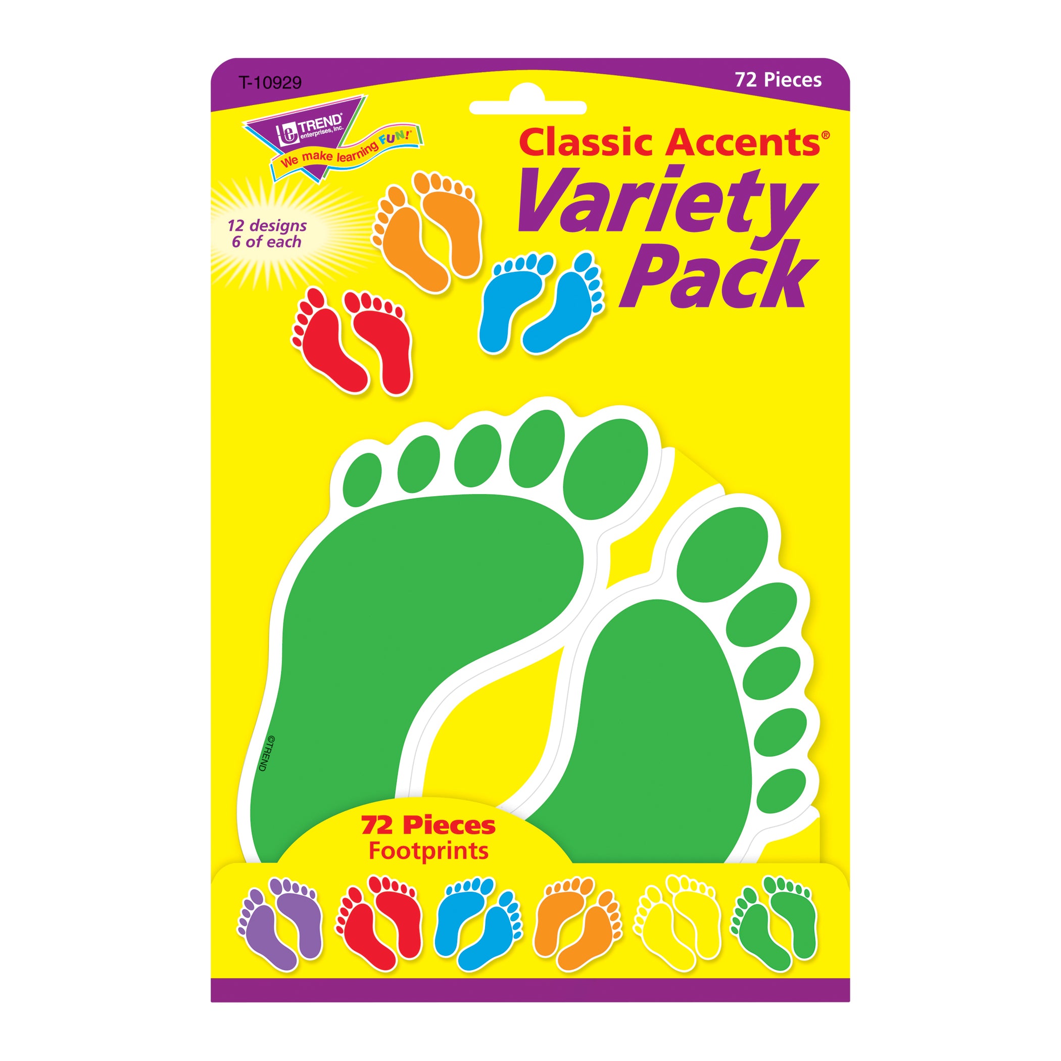 Footprints Classic Accents® Variety Pack, 36 ct