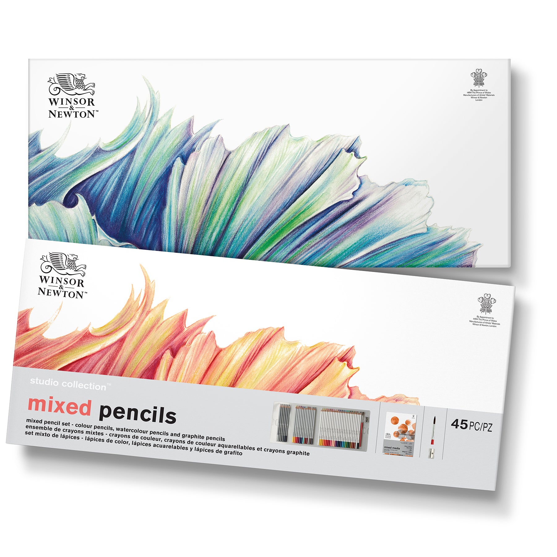 WN Studio Collection Mixed Pencil Box Set - 45pc