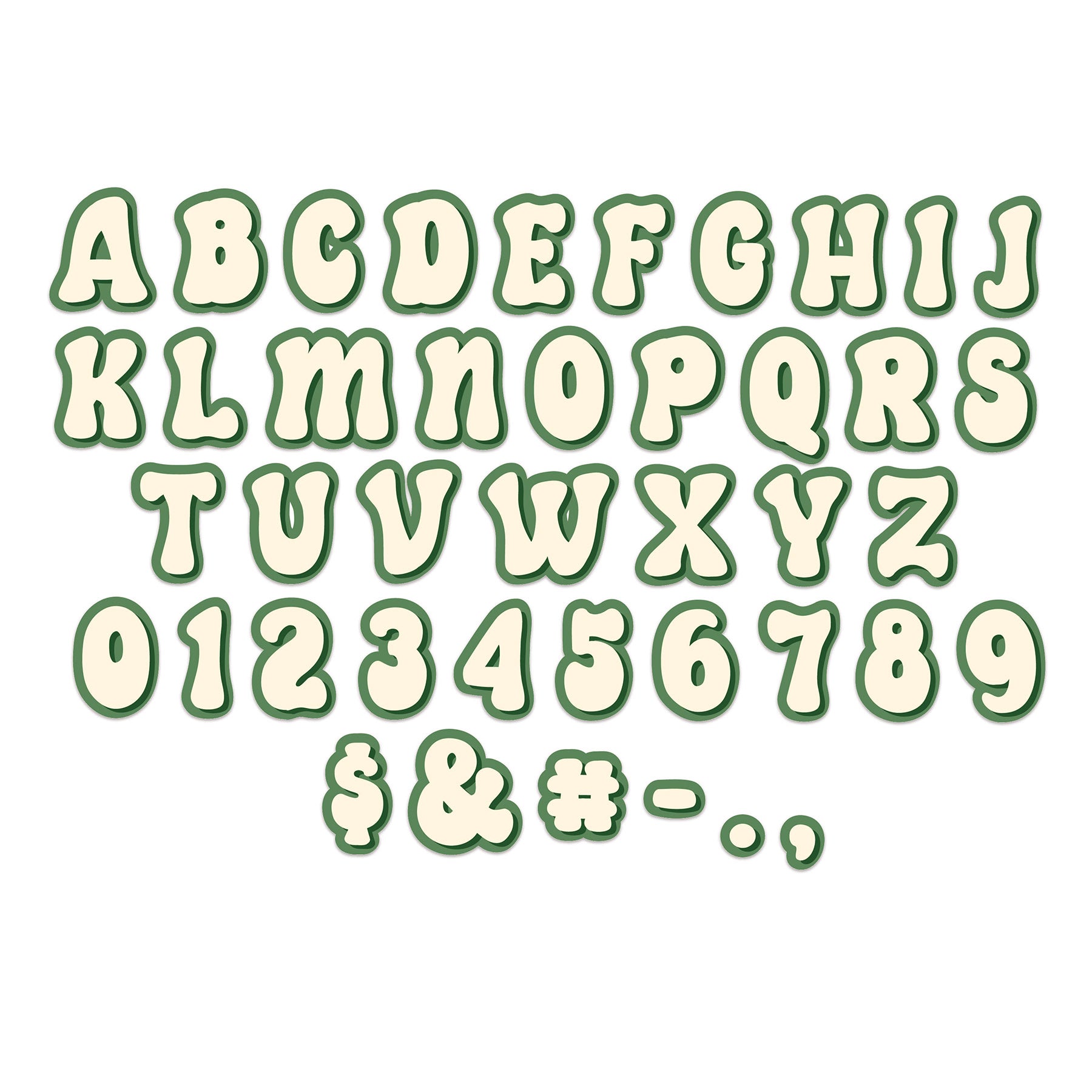S'Cool Era Deco Letters Deco Letters, 181 Characters Per Pack, 2 Packs