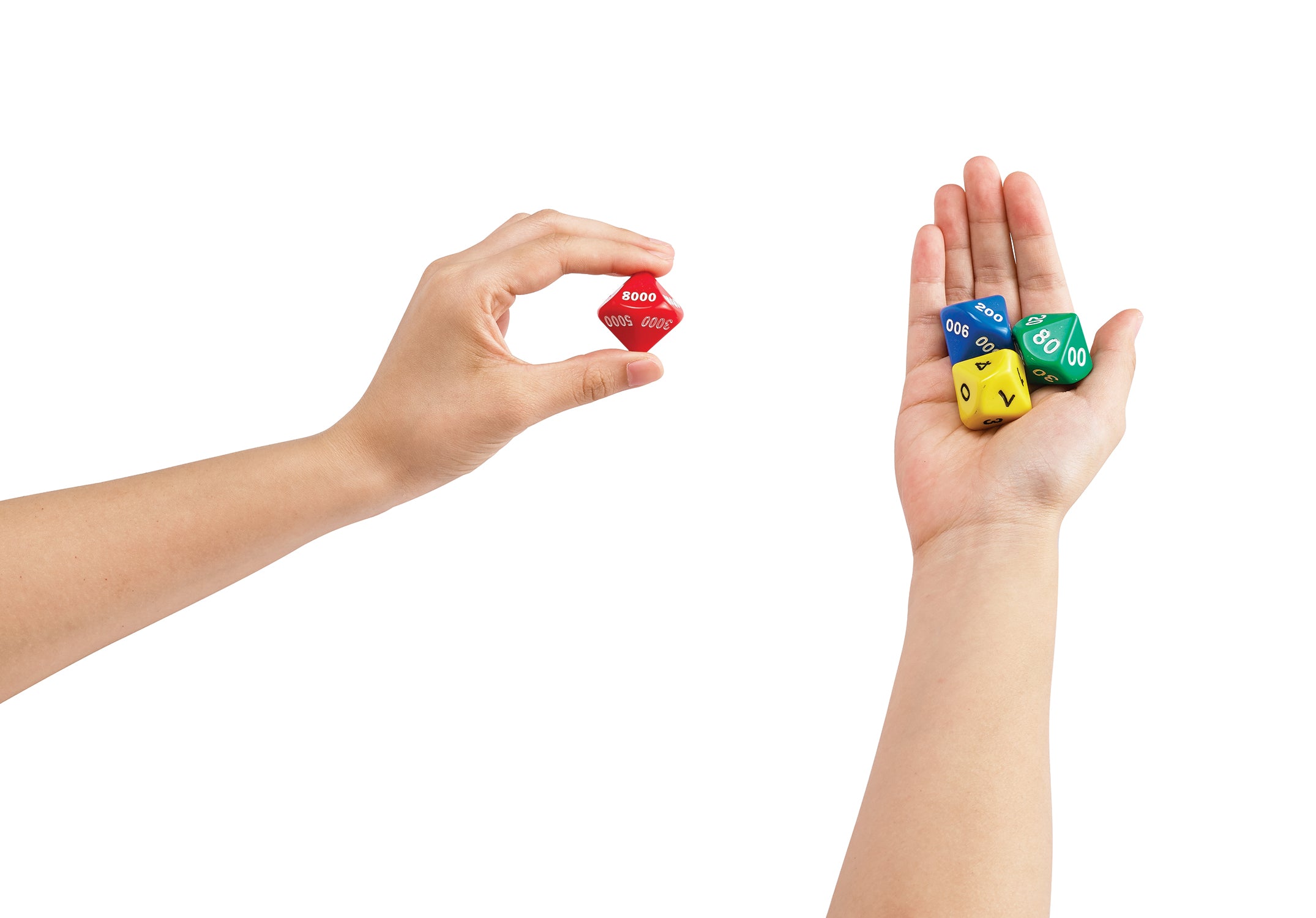 Jumbo Place Value Dice Classroom Set