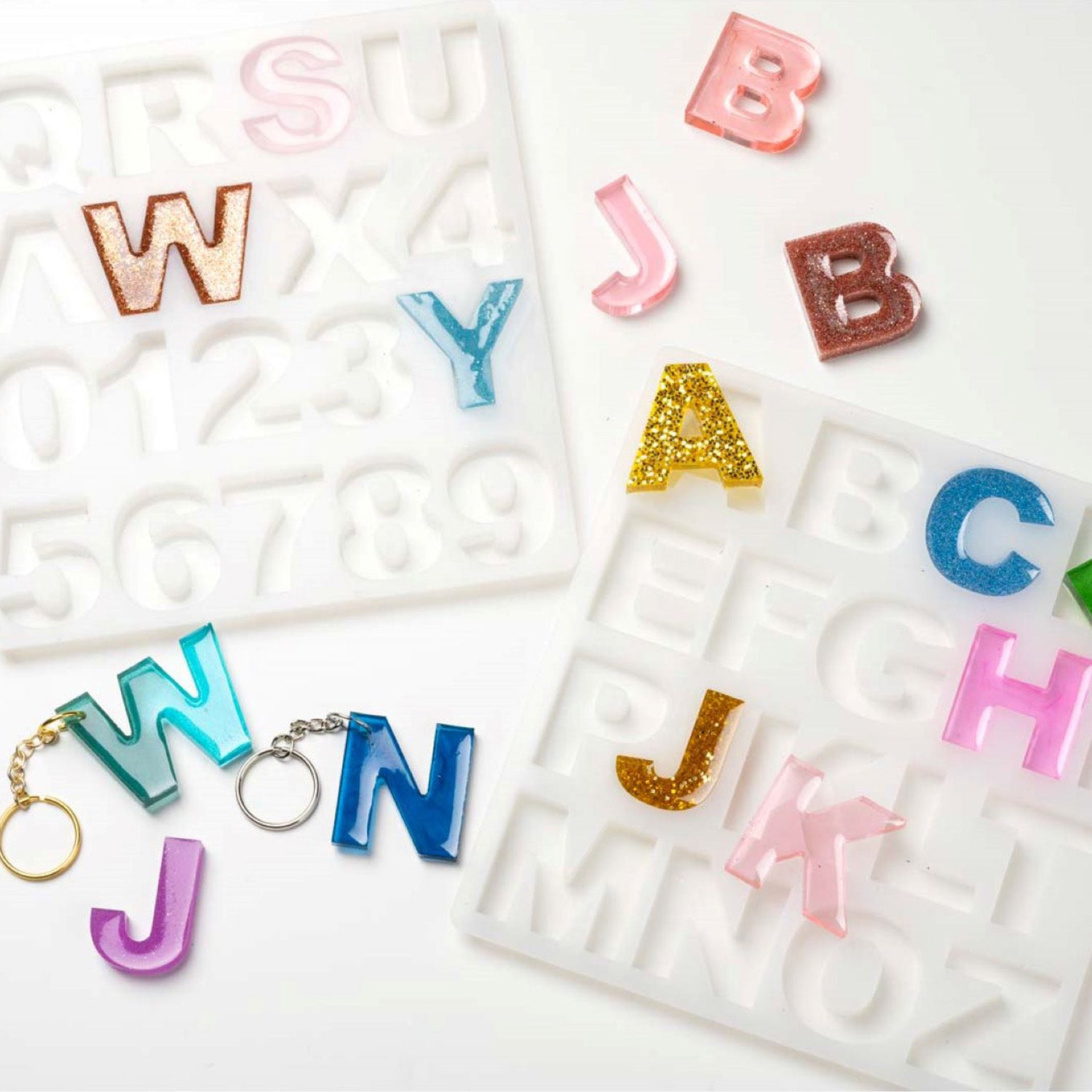 Silicone Resin Mold, Alphabet
