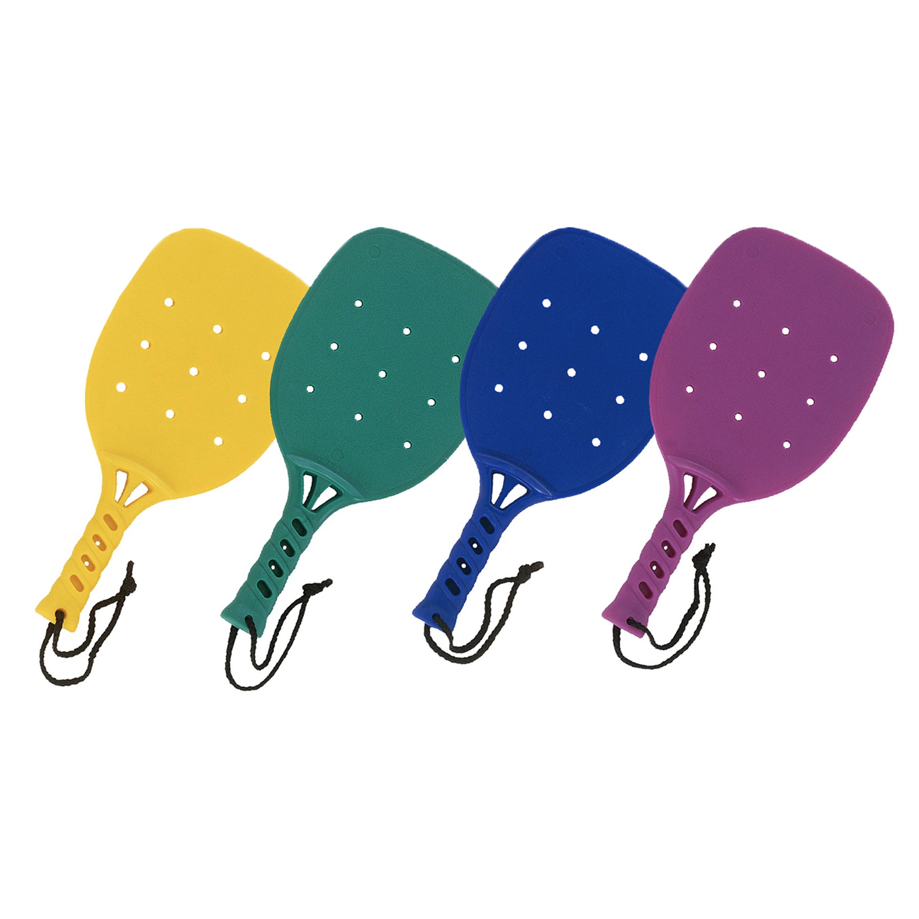 Plastic Paddleball Rackets, Set of 6
