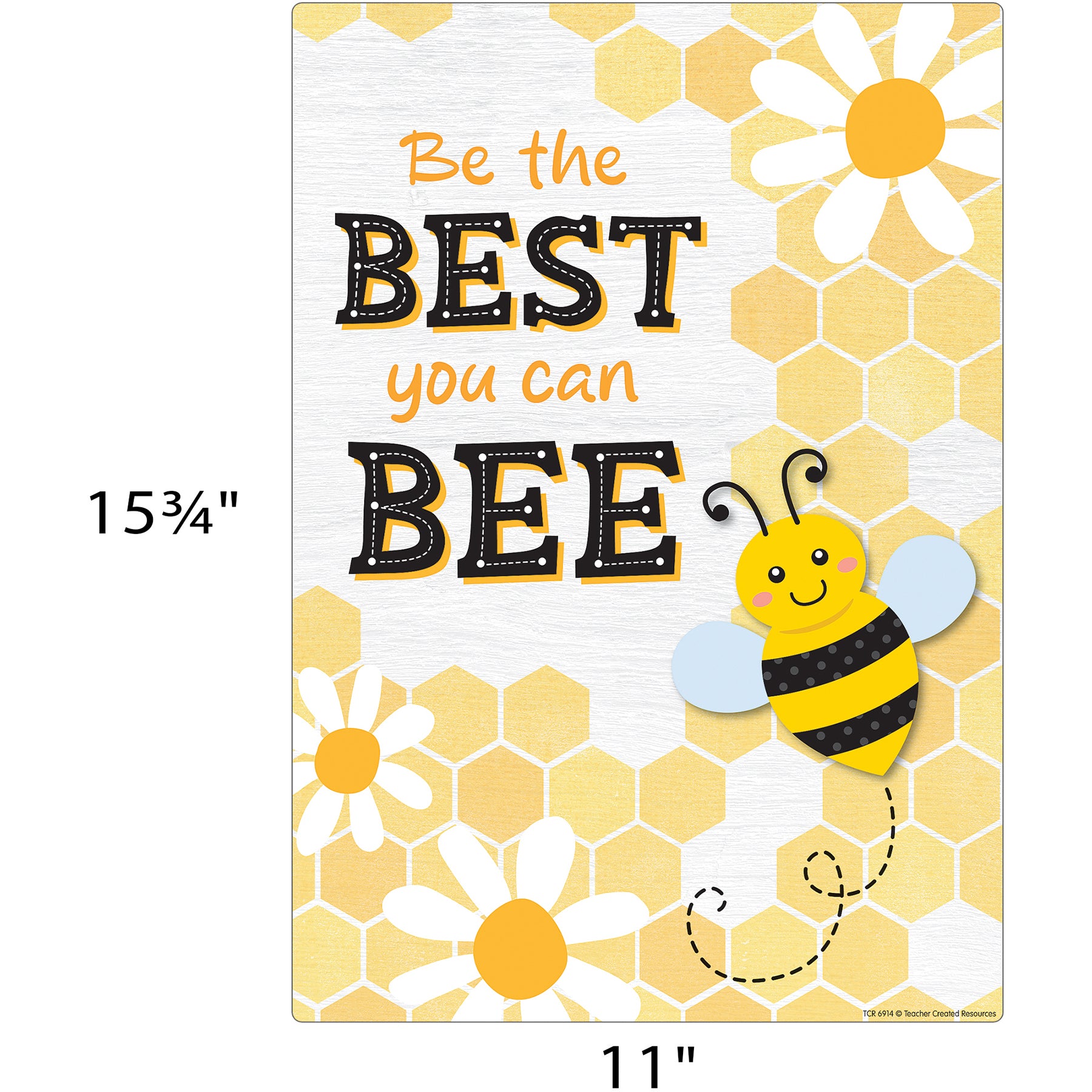 Buzzing Bees Positive Sayings Small Poster Pack, 11" x 15-3/4", Pack of 12