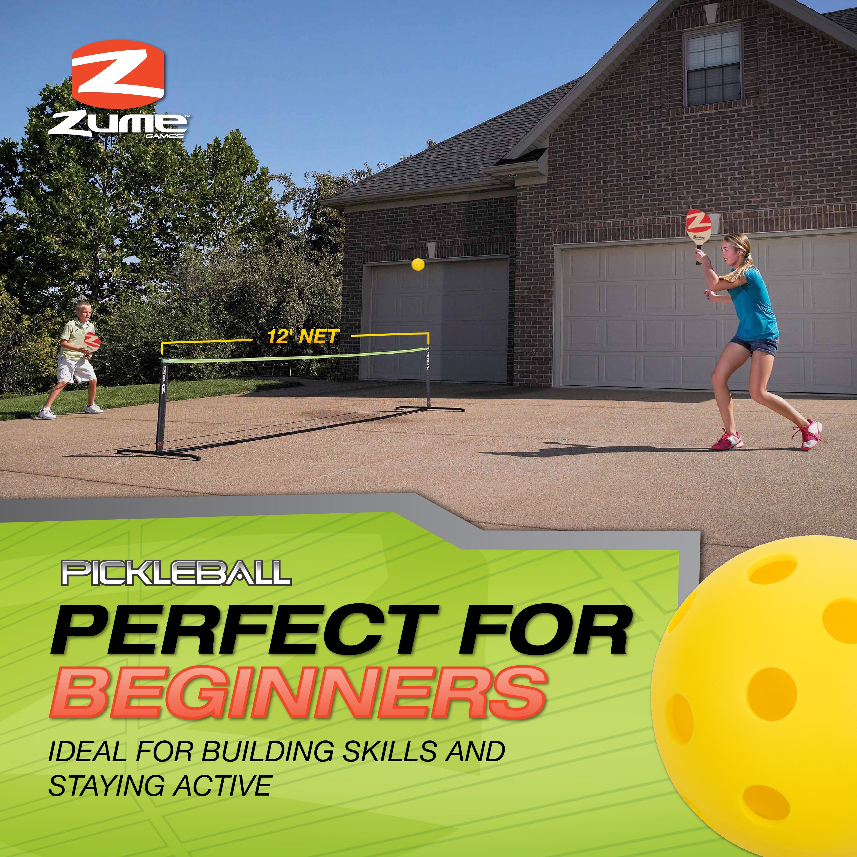 Zume Games Pickleball Set